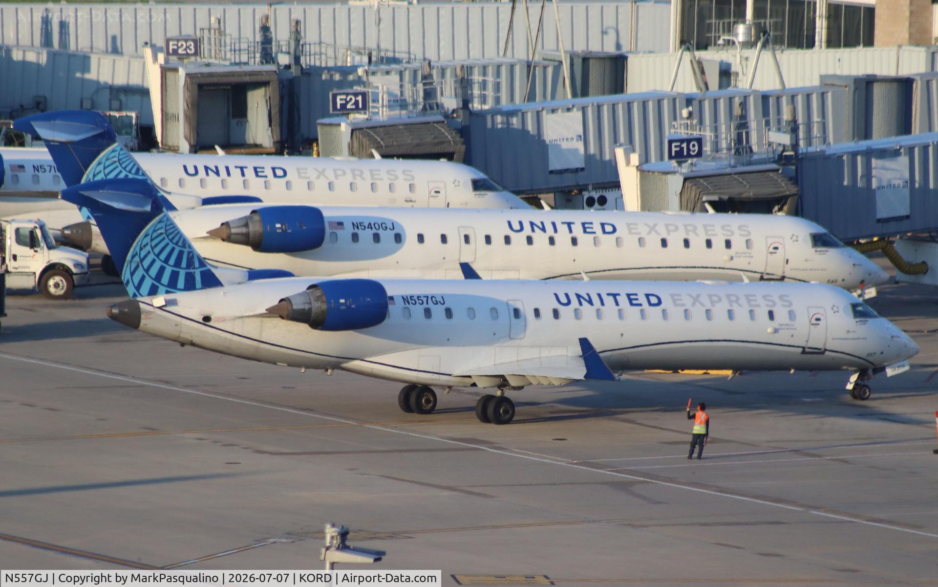 N557GJ, 2003 Bombardier CRJ-701 (CL-600-2C10) Regional Jet, c/n 10017, CL-600-2C10