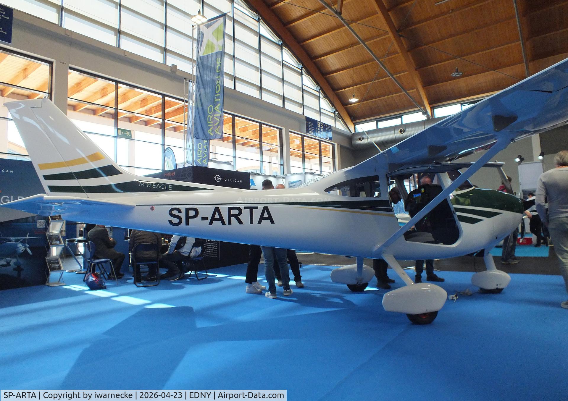 SP-ARTA, Orlican M-8 Eagle, c/n 027, Orlican M-8 Eagle at the AERO 2026, Friedrichshafen