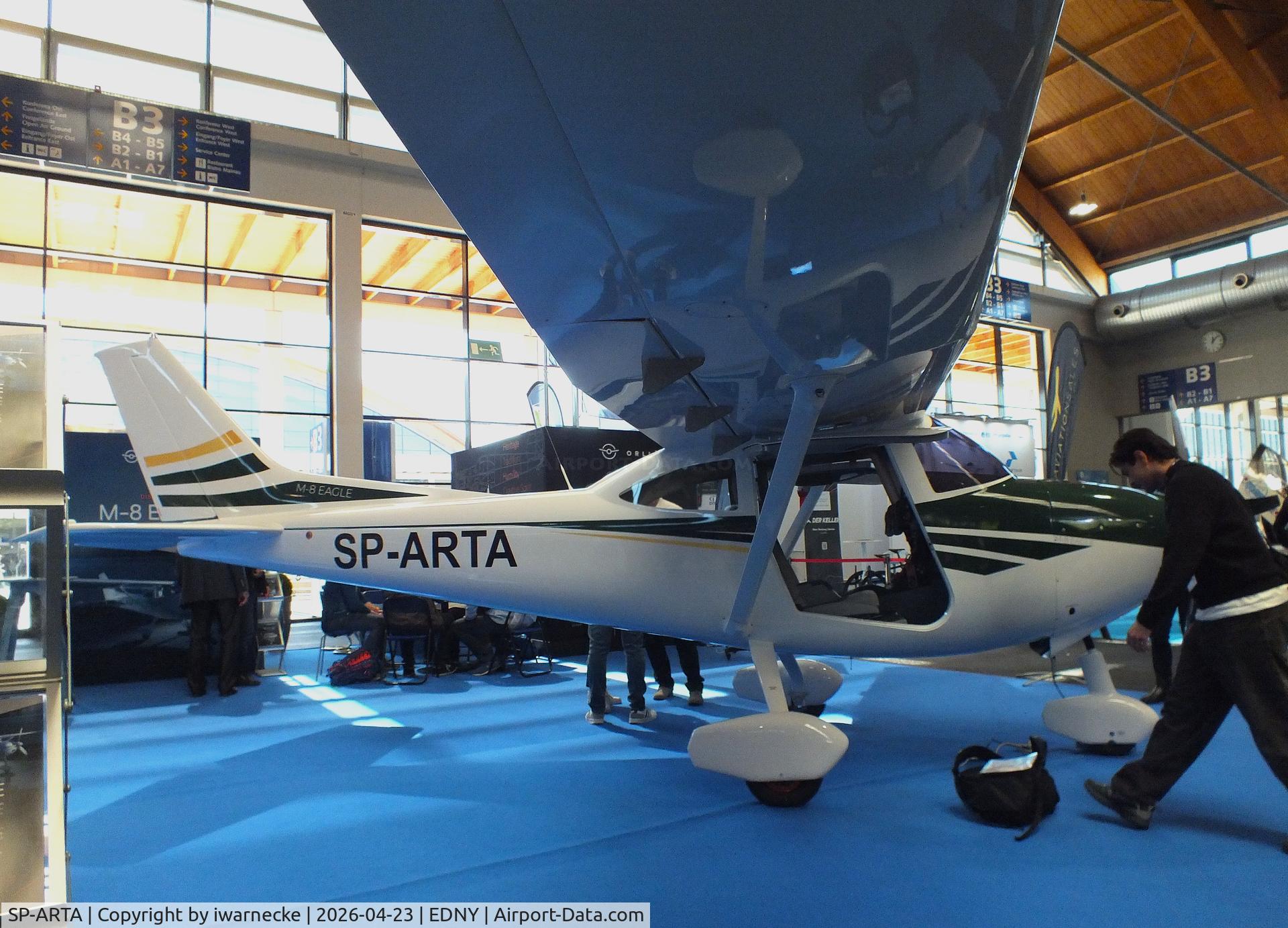 SP-ARTA, Orlican M-8 Eagle, c/n 027, Orlican M-8 Eagle at the AERO 2026, Friedrichshafen