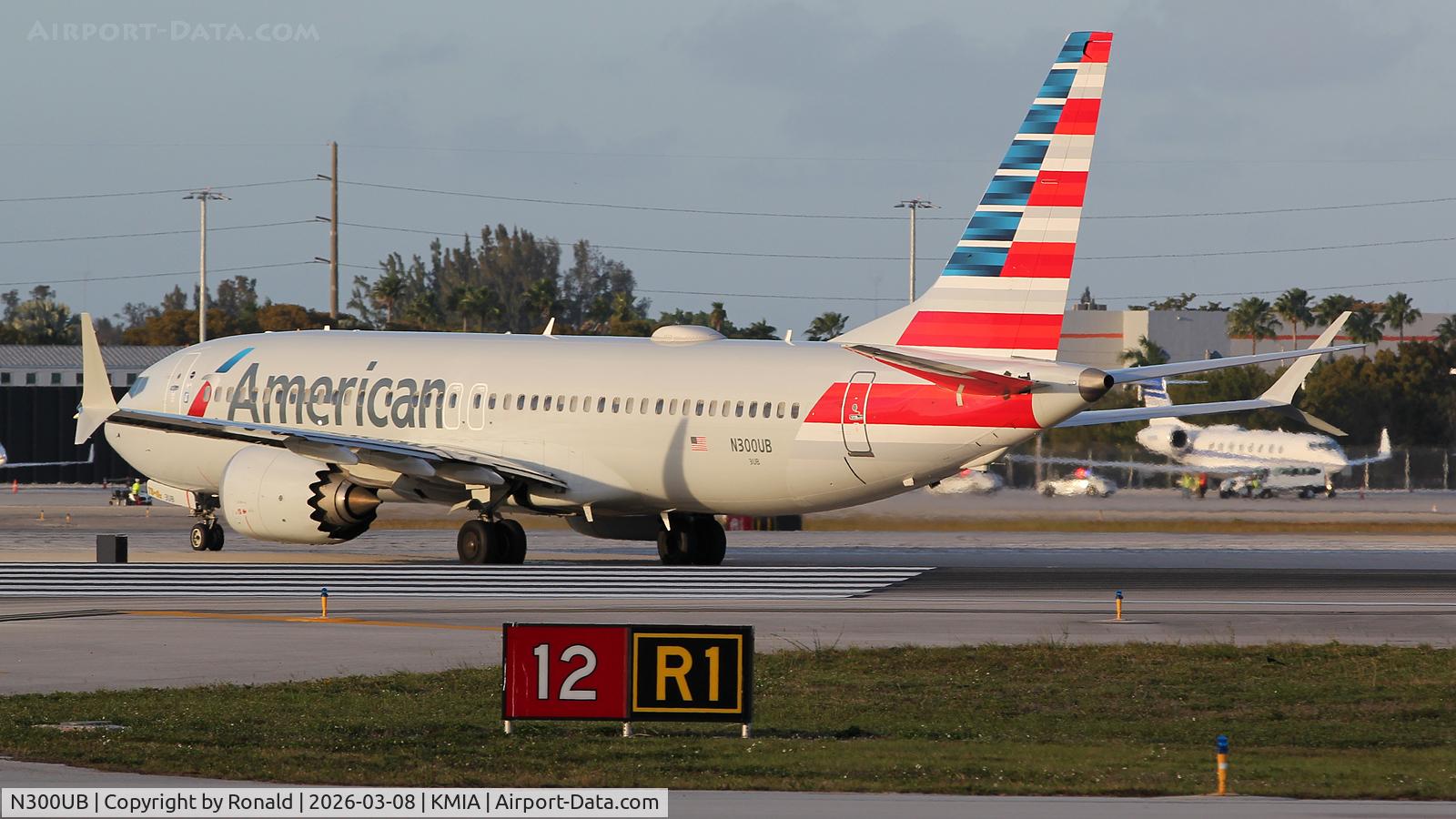 N300UB, 2025 Boeing 737-8 MAX, c/n 44506 l/n 9032, at mia