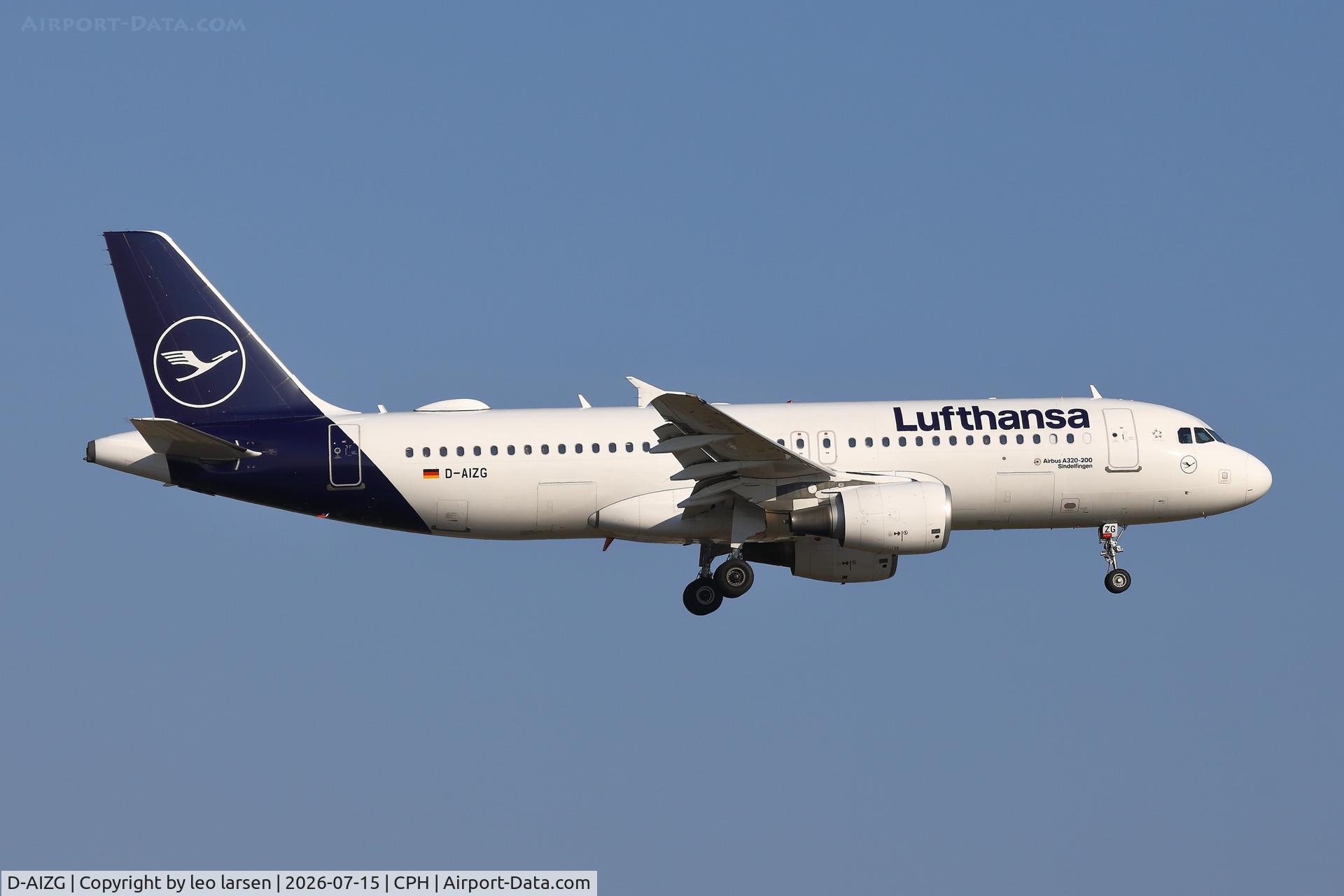 D-AIZG, 2010 Airbus A320-214, c/n 4324, Copenhagen 15.7.2026
