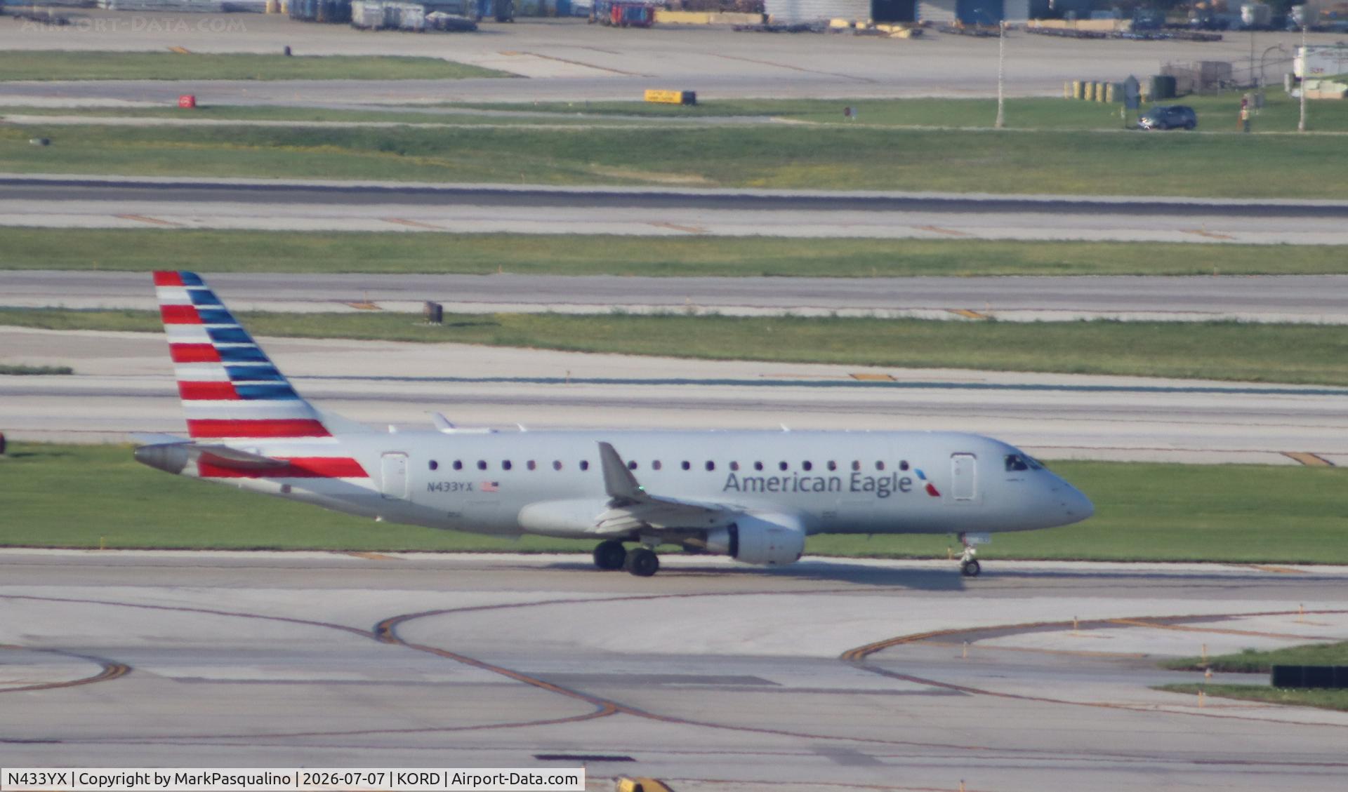 Aircraft N433YX, 2014 Embraer 175LR (ERJ-170-200LR), c/n 17000417, ERJ-170-200LR, at KORD, photo by MarkPasqualino