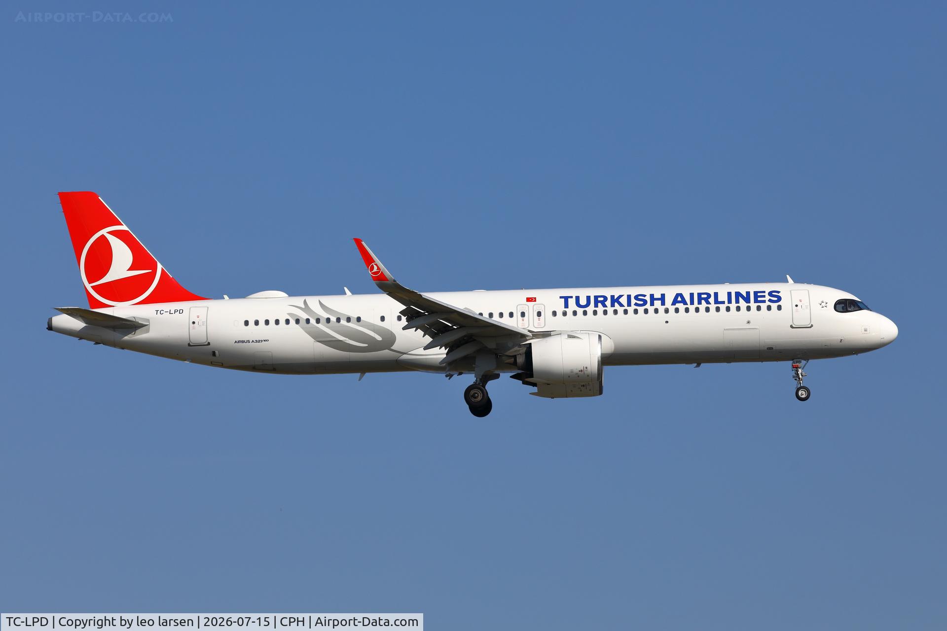 TC-LPD, 2024 Airbus A321-271NX, c/n 11843, Copenhagen 15.7.2026