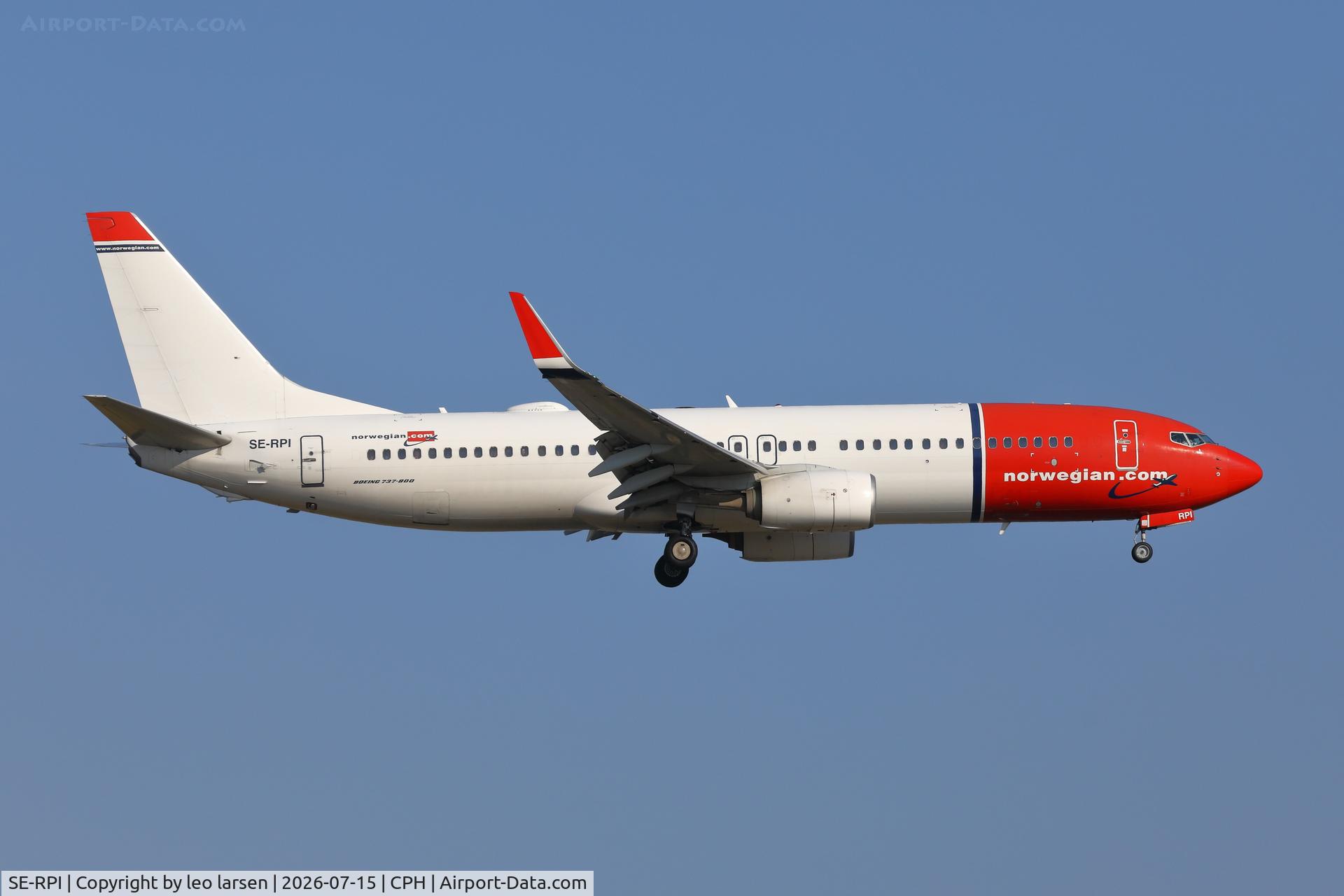 SE-RPI, 2016 Boeing 737-8JP, c/n 42072 l/n 5828, Copenhagen 15.7.2026
