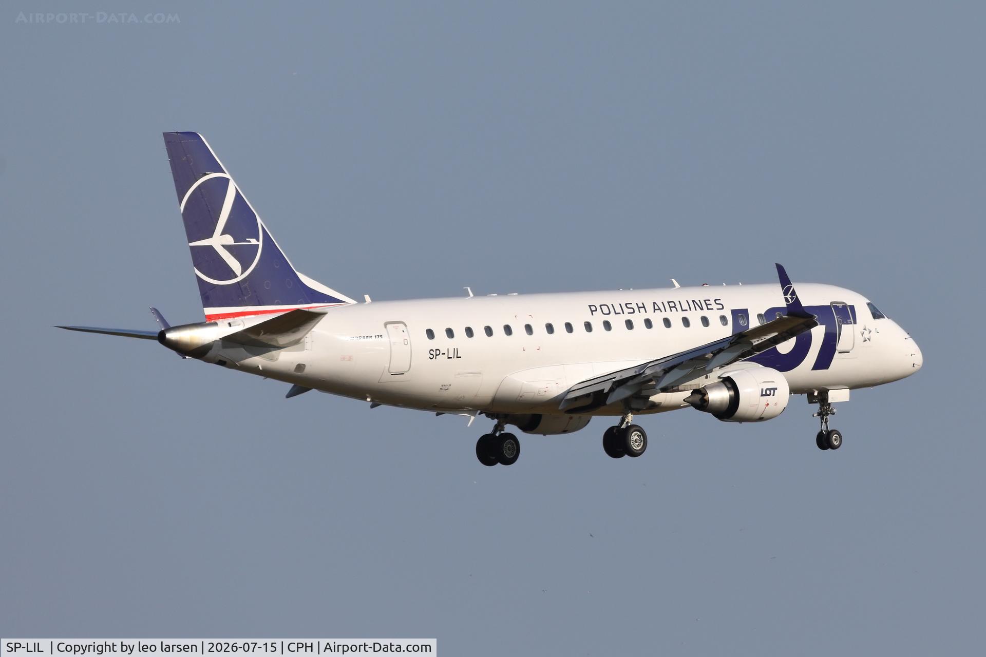 SP-LIL , 2010 Embraer 175LR (ERJ-170-200LR), c/n 17000306, Copenhagen 15.7.2026