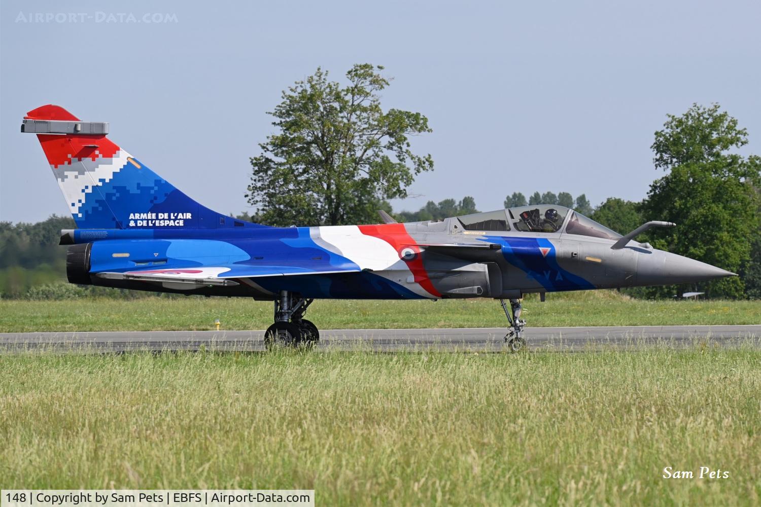 148, 2016 Dassault Rafale C, c/n 148, 148  4-VA at Florennes on 2026-06-28.