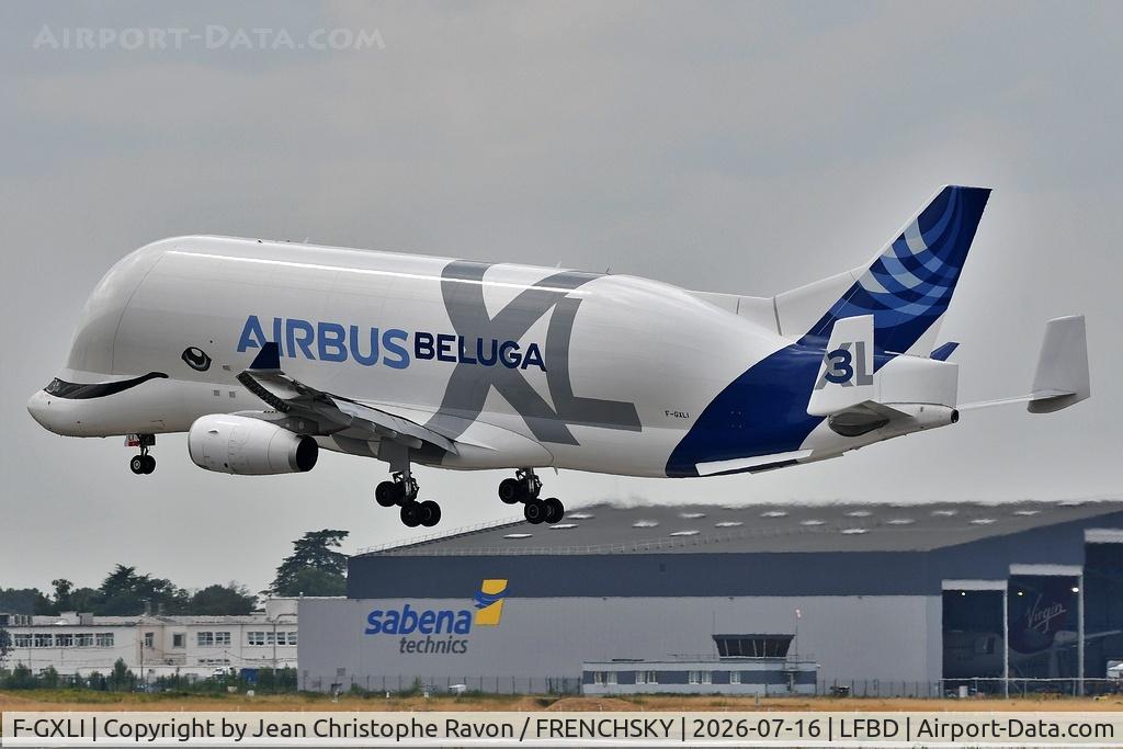 F-GXLI, 2019 Airbus A330-743L Beluga XL, c/n 1930, Toulouse (TLS)	Bordeaux (BOD)	(BGA192Y)