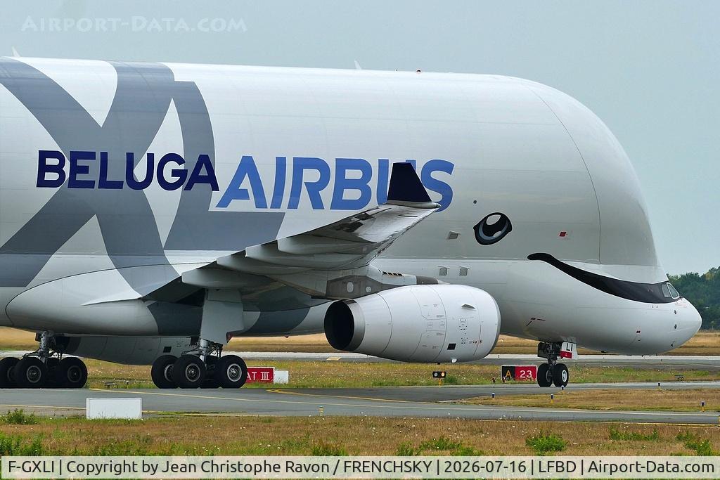 F-GXLI, 2019 Airbus A330-743L Beluga XL, c/n 1930, Toulouse (TLS)	Bordeaux (BOD)	(BGA192Y)