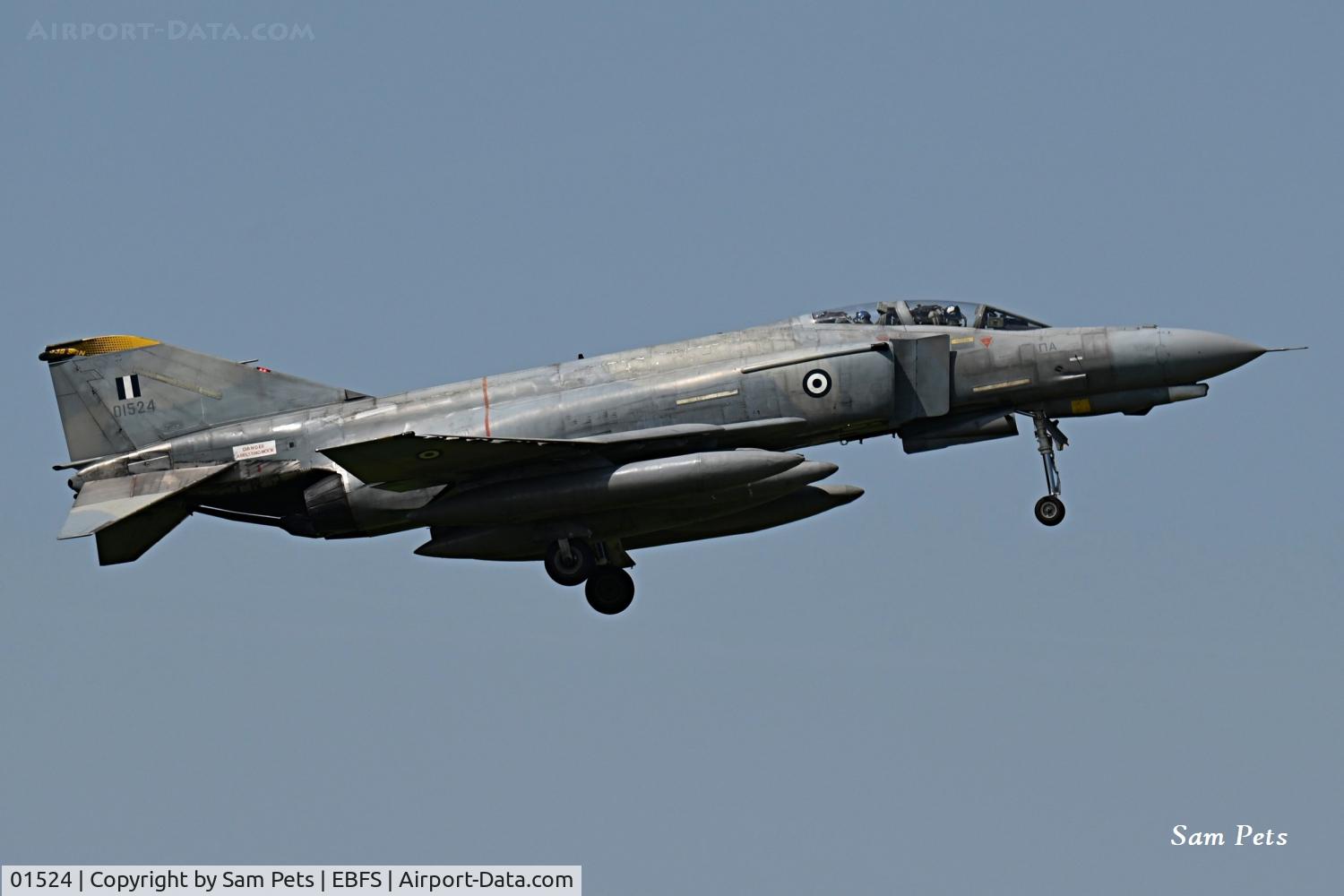 01524, 1972 McDonnell Douglas F-4E AUP Phantom II, c/n 4526, Landing at Florennes on 2026-06-25.