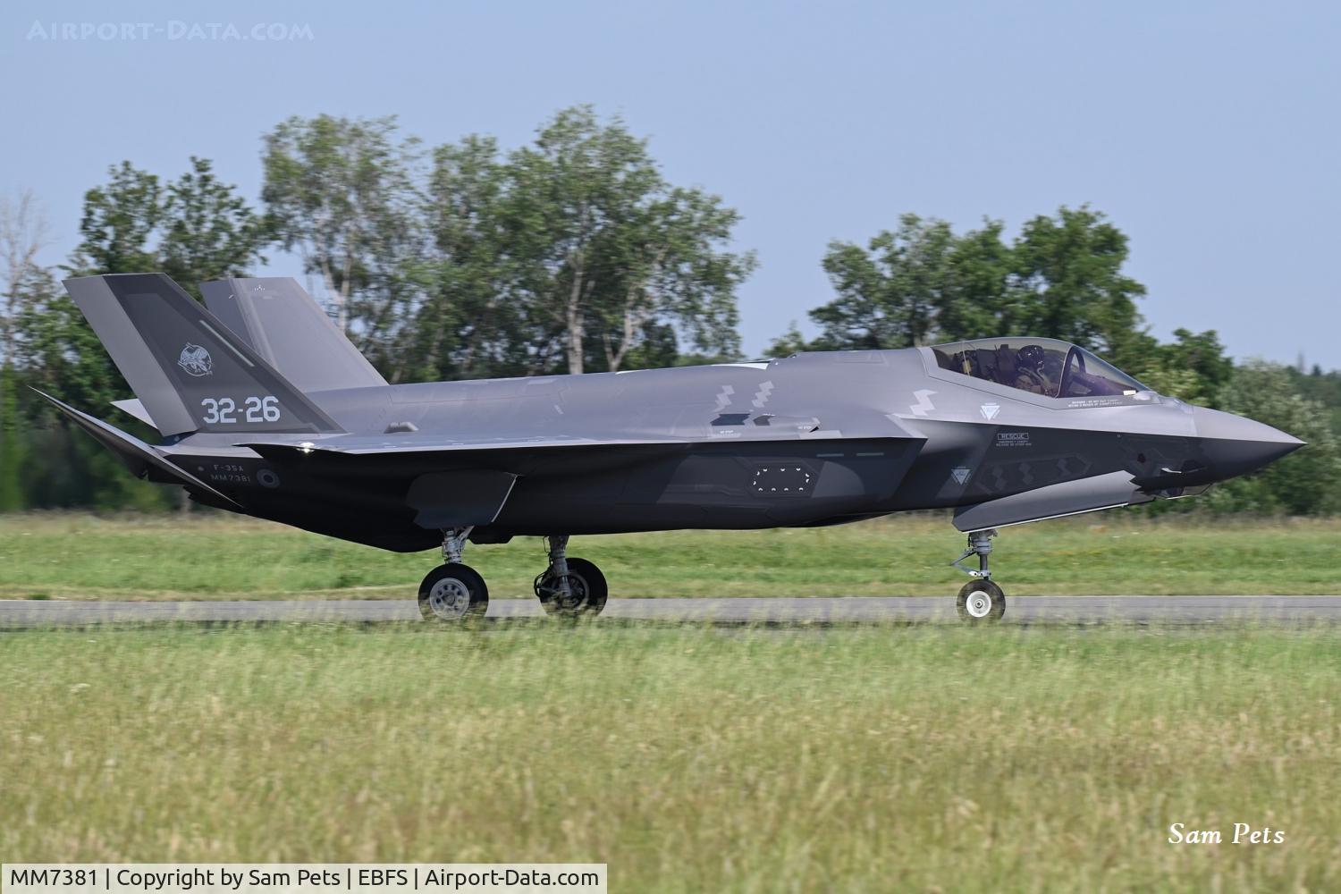 MM7381, Lockheed Martin F-35A Lightning II, c/n AL-31, At Florennes on 2026-06-26.