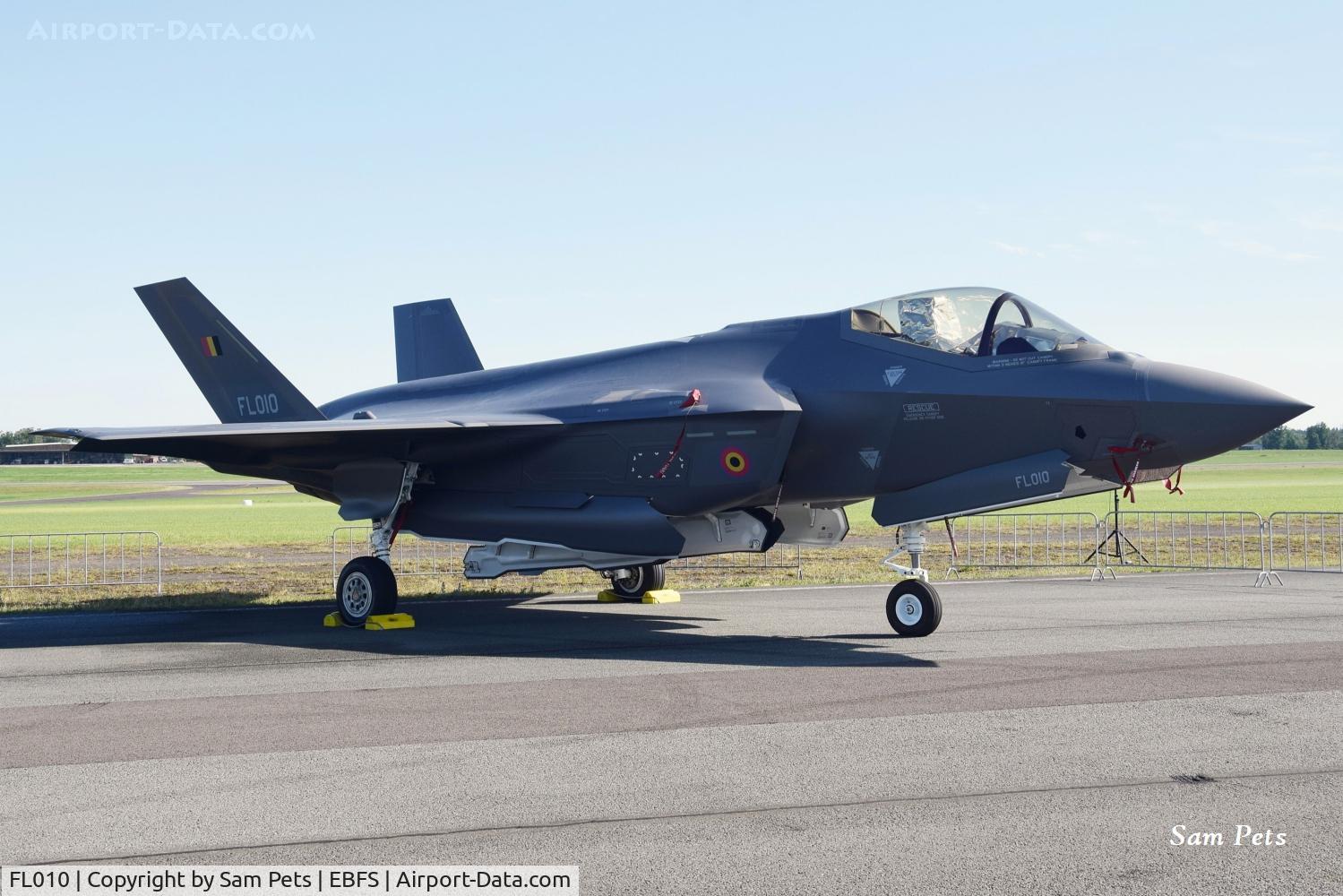 FL010, 2025 Lockheed Martin F-35A Lightning II, c/n AY-10, During Belgian Air Force Days at Florennes on 2026-06-28.