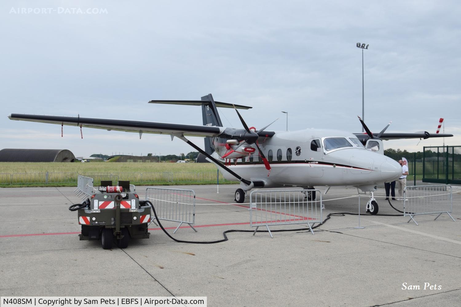 N408SM, 2026 Cessna 408 SkyCourier, c/n 408-0057, At BAF Days Florennes on 2026-06-28.