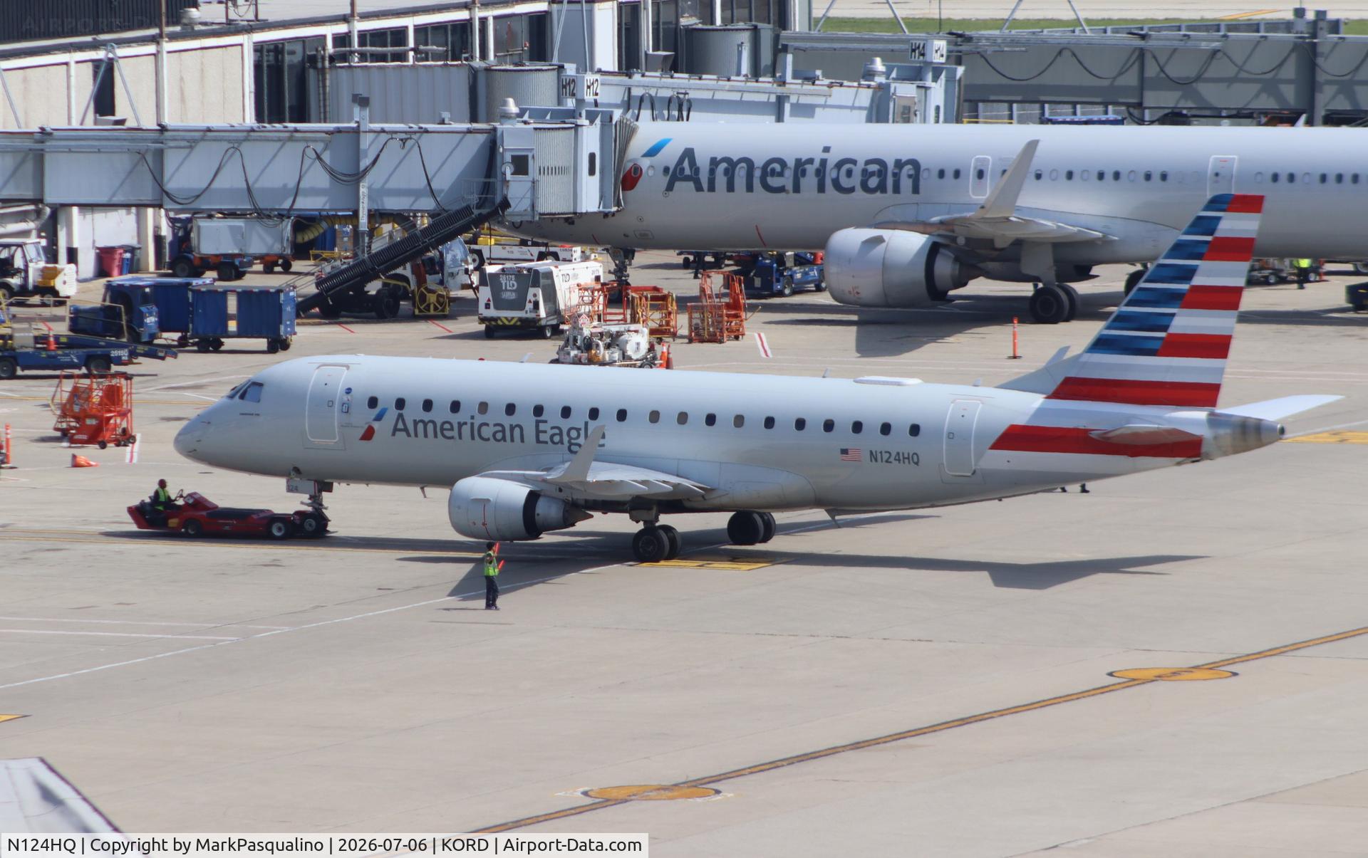 N124HQ, 2007 Embraer 175LR (ERJ-170-200LR), c/n 17000200, ERJ-170-200LR