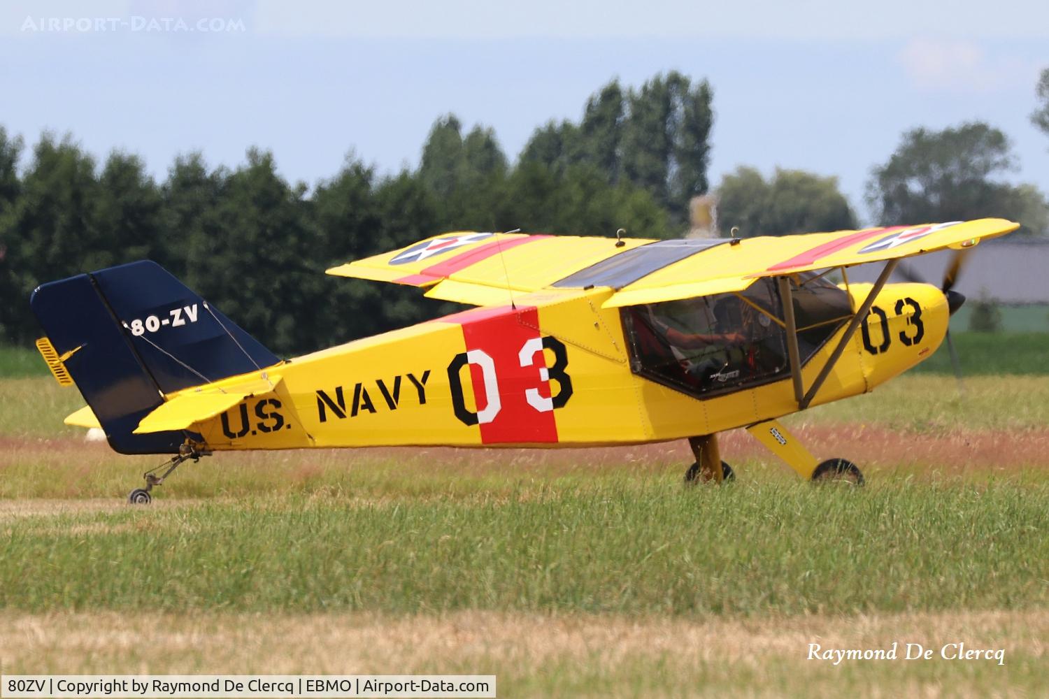 80ZV, Rans S-6ES Coyote II, c/n not found 80ZV, At Moorsele airfield on 2026-07-05.