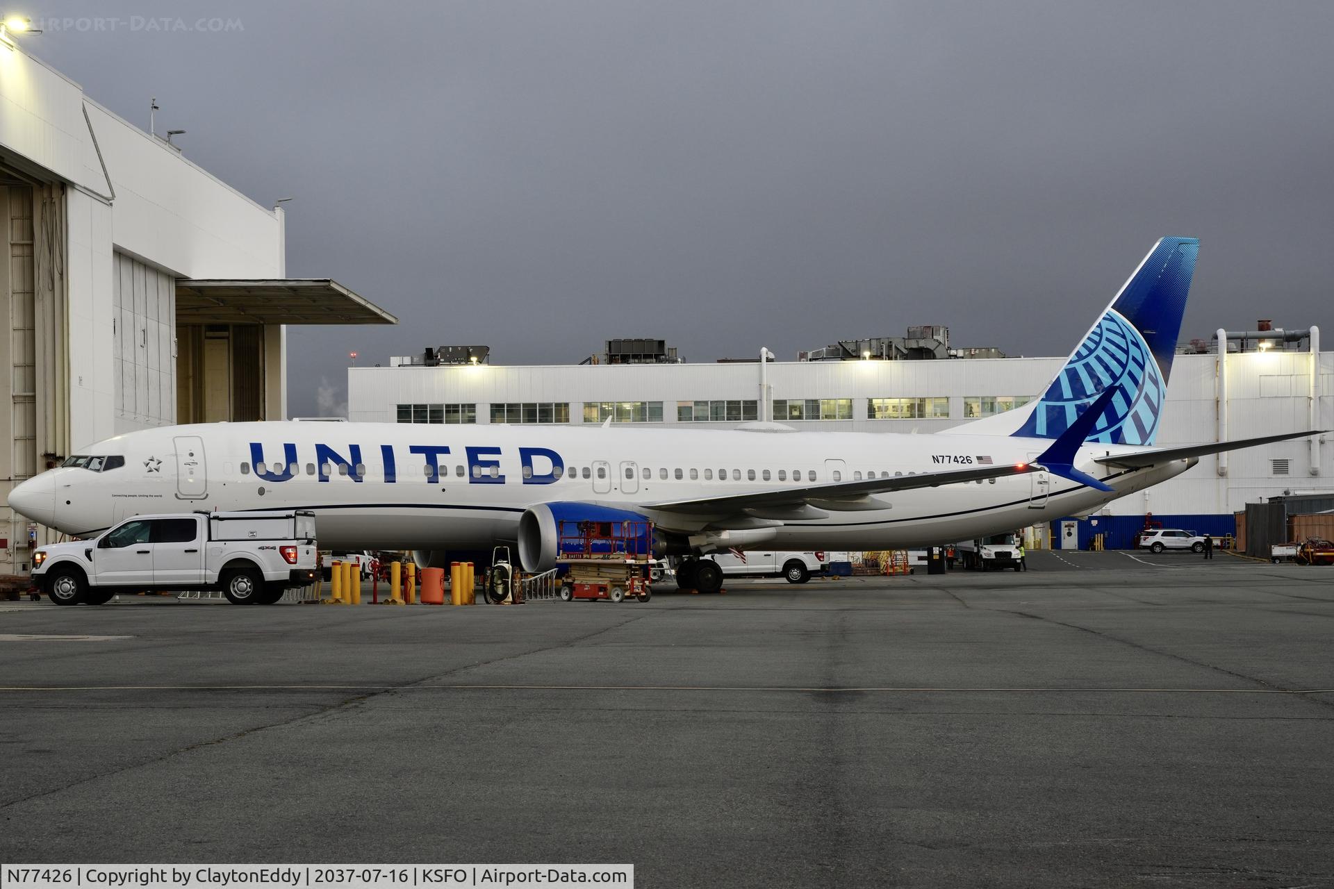 N77426, 2026 Boeing 737 MAX 9, c/n 66117, SFO 2026