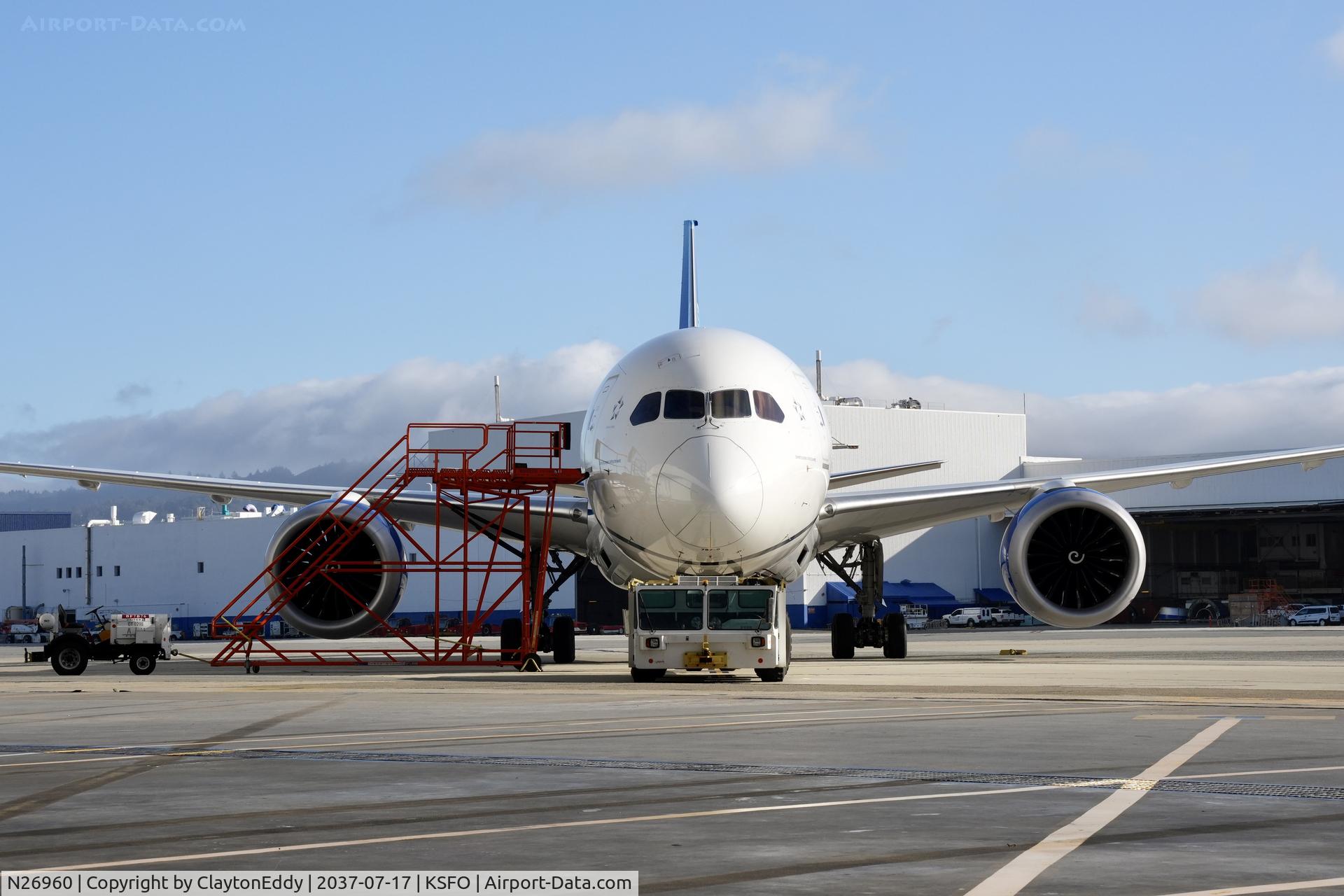 N26960, 2015 Boeing 787-9 Dreamliner Dreamliner, c/n 36408 l/n 355, SFO 2026