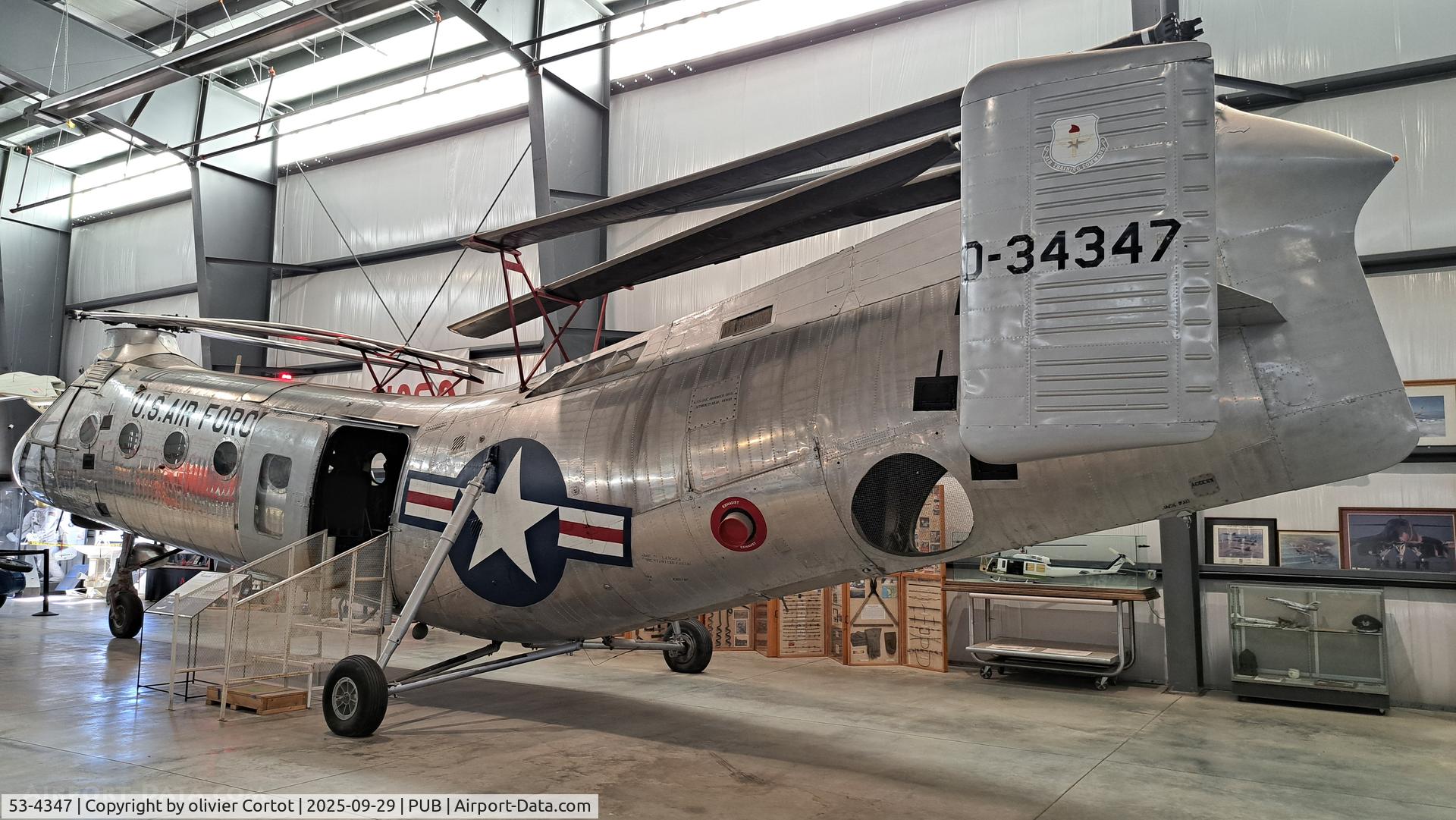 53-4347, 1953 Piasecki CH-21B Workhorse, c/n B.97, Pueblo aviation museum