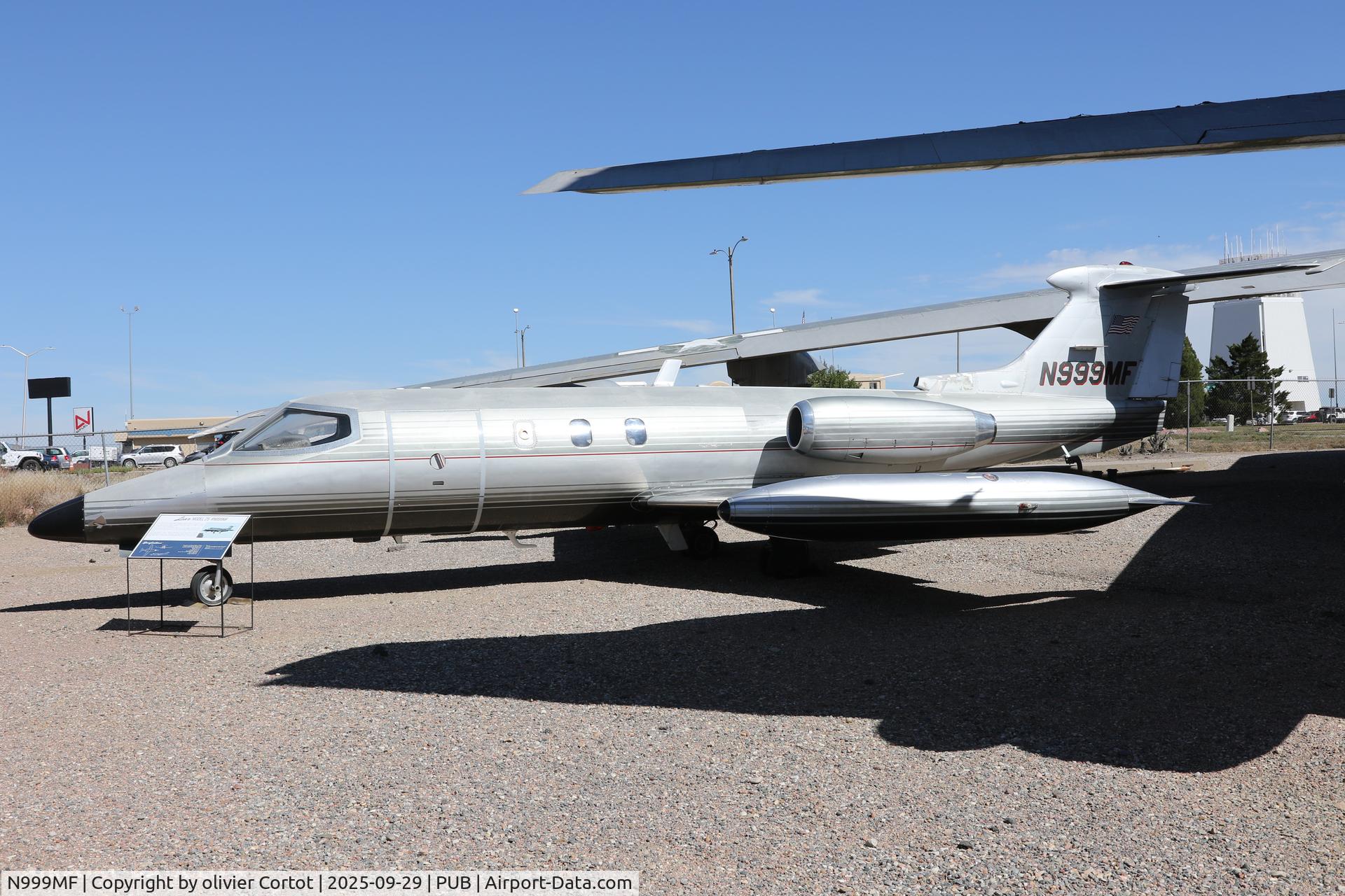 N999MF, 1969 Learjet 25, c/n 050, Pueblo aviation museum