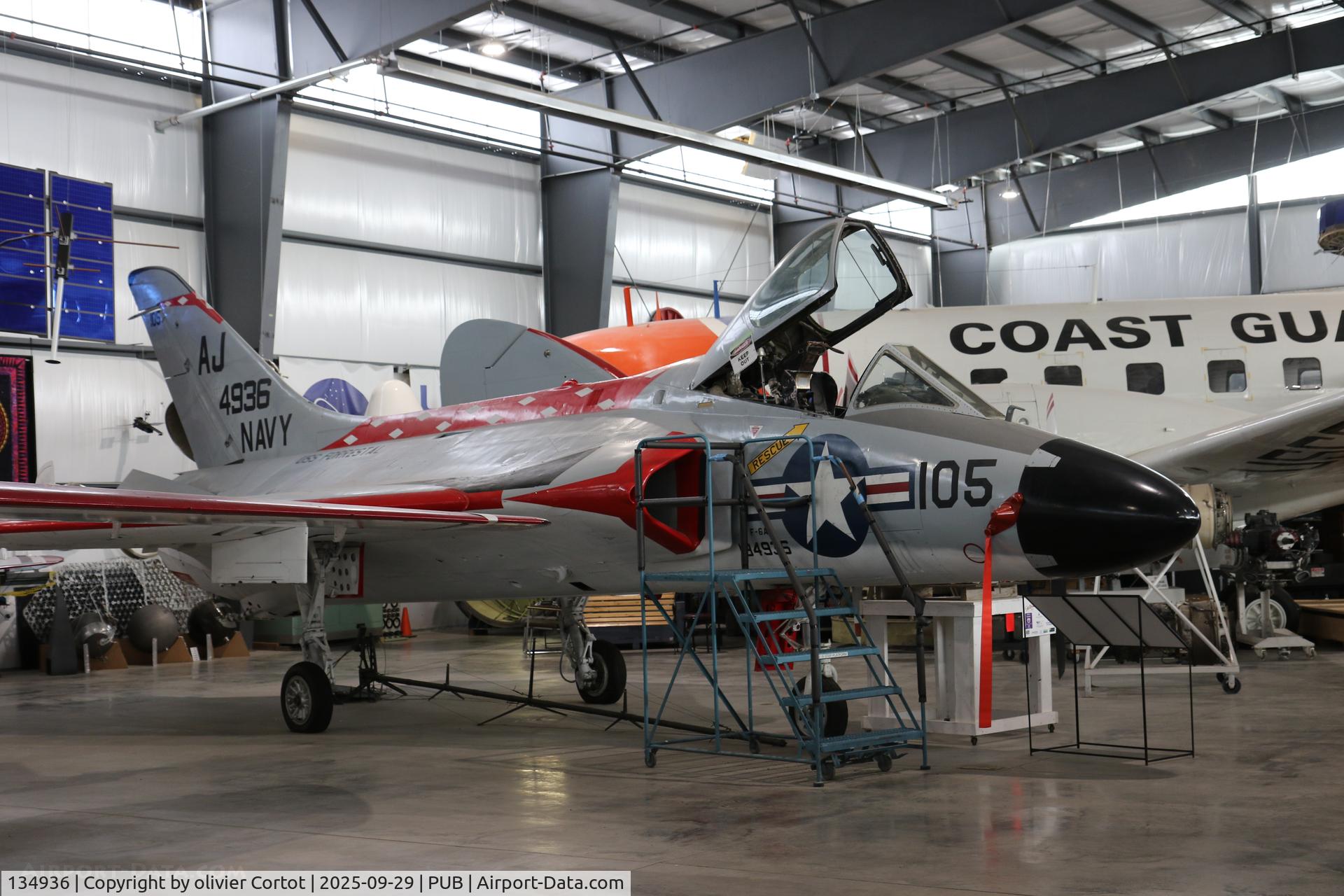 134936, Douglas F-6A Skyray, c/n 10530, Pueblo aviation museum