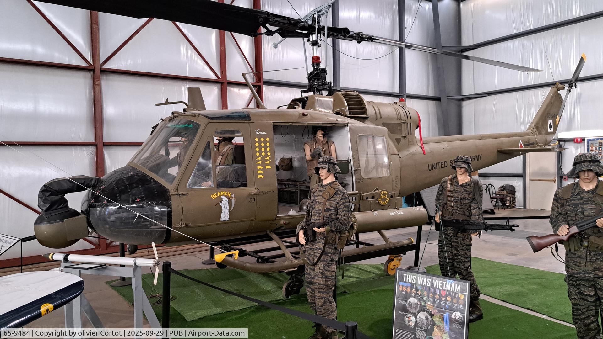 65-9484, 1965 Bell UH-1M Iroquois, c/n 1384, nice job Pueblo aviation museum !