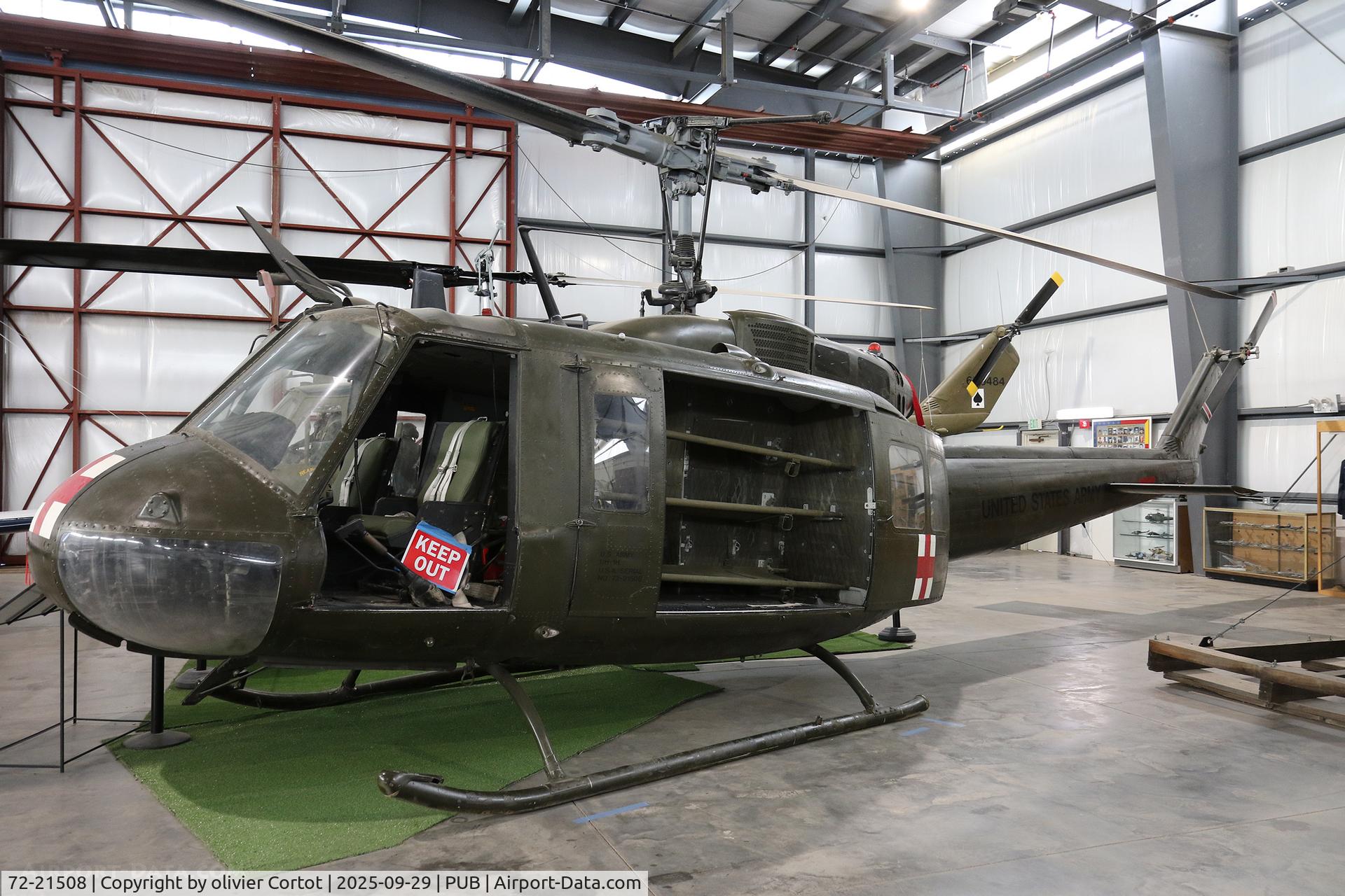 72-21508, 1972 Bell UH-1H Iroquois, c/n 13207, Pueblo aviation museum