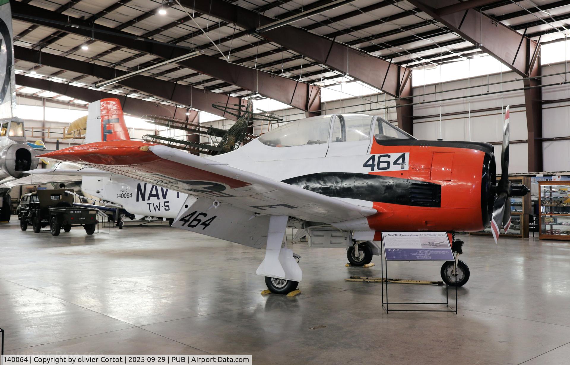140064, North American T-28C Trojan Trojan, c/n 226-12, Pueblo aviation museum