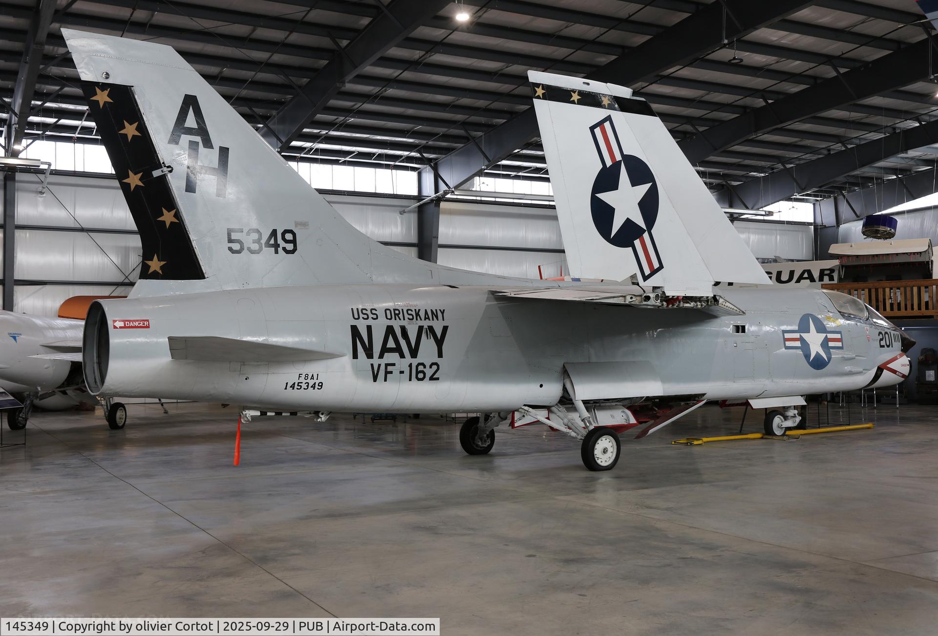 145349, Vought F-8A Crusader, c/n Not found 145349, Pueblo aviation museum