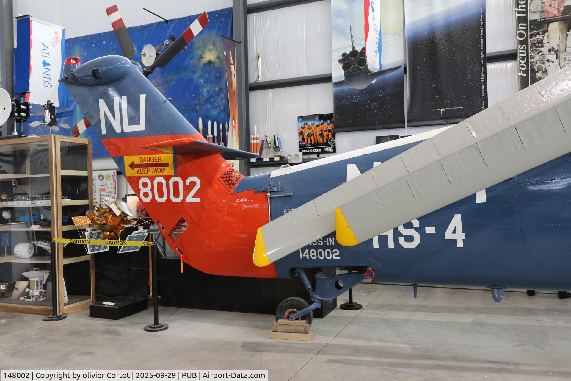 148002, Sikorsky SH-34J Seabat, c/n 58-1254, the tail