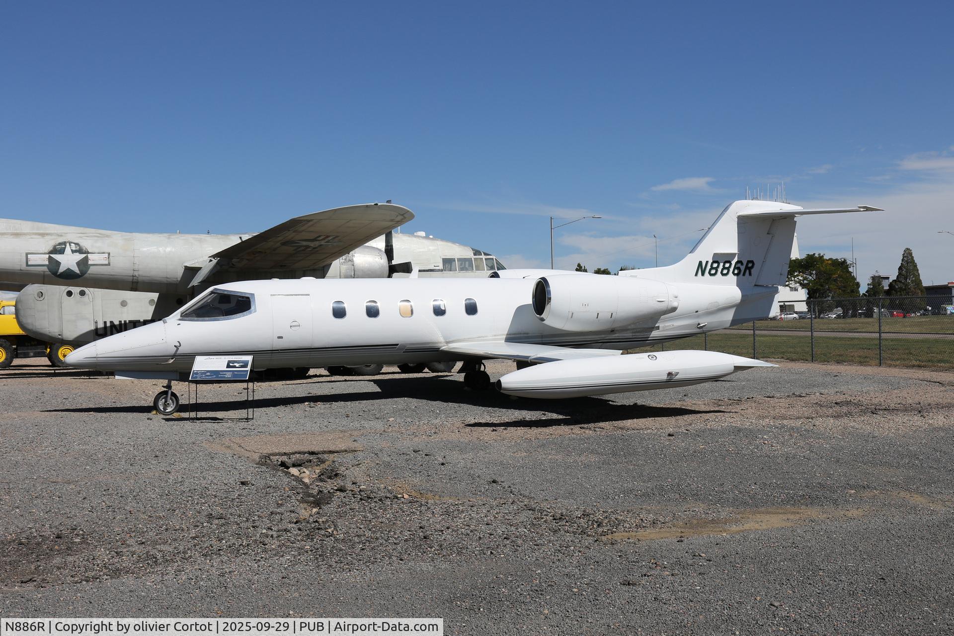 N886R, 1979 Gates Learjet 35A, c/n 269, museum exhibit