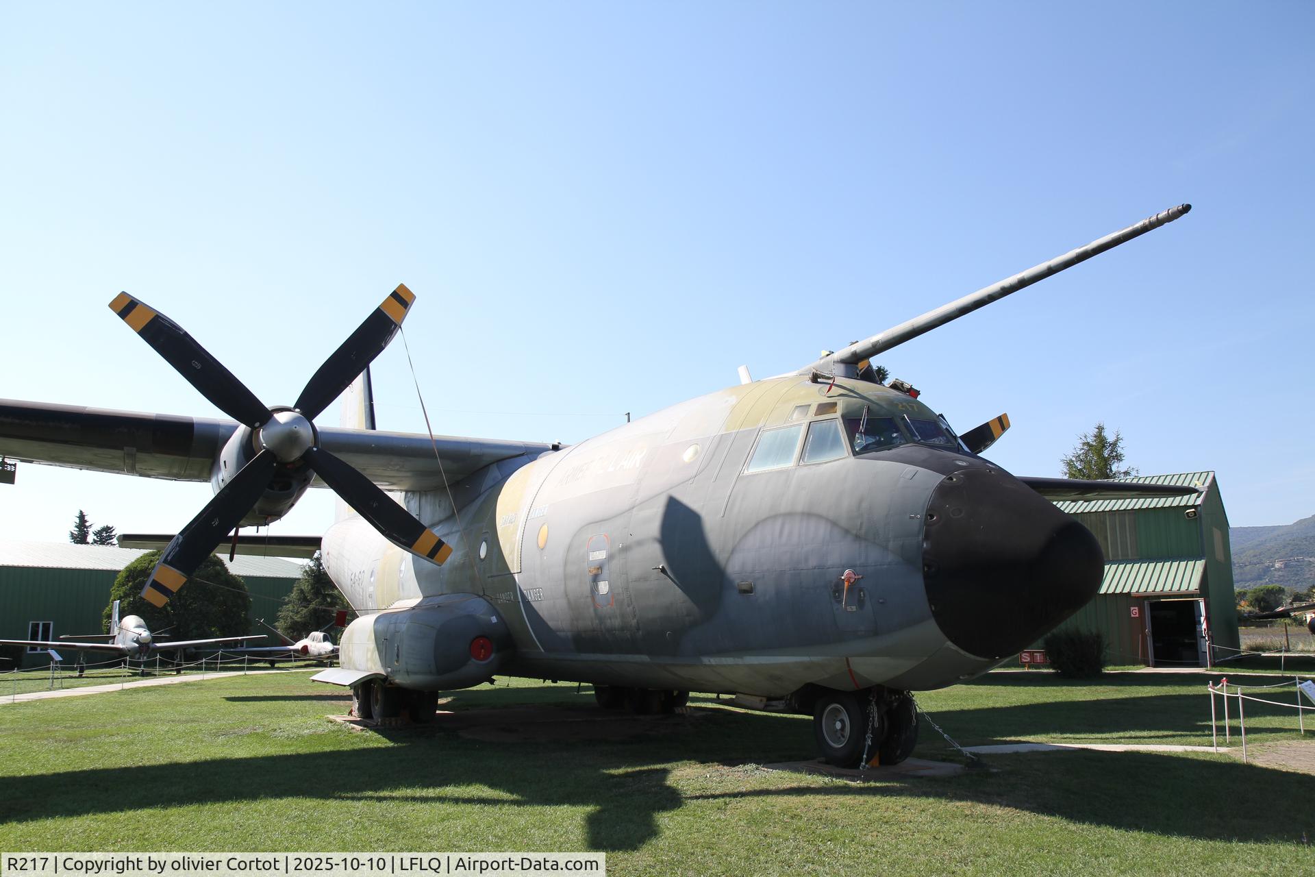 R217, Transall C-160R, c/n 220, museum display