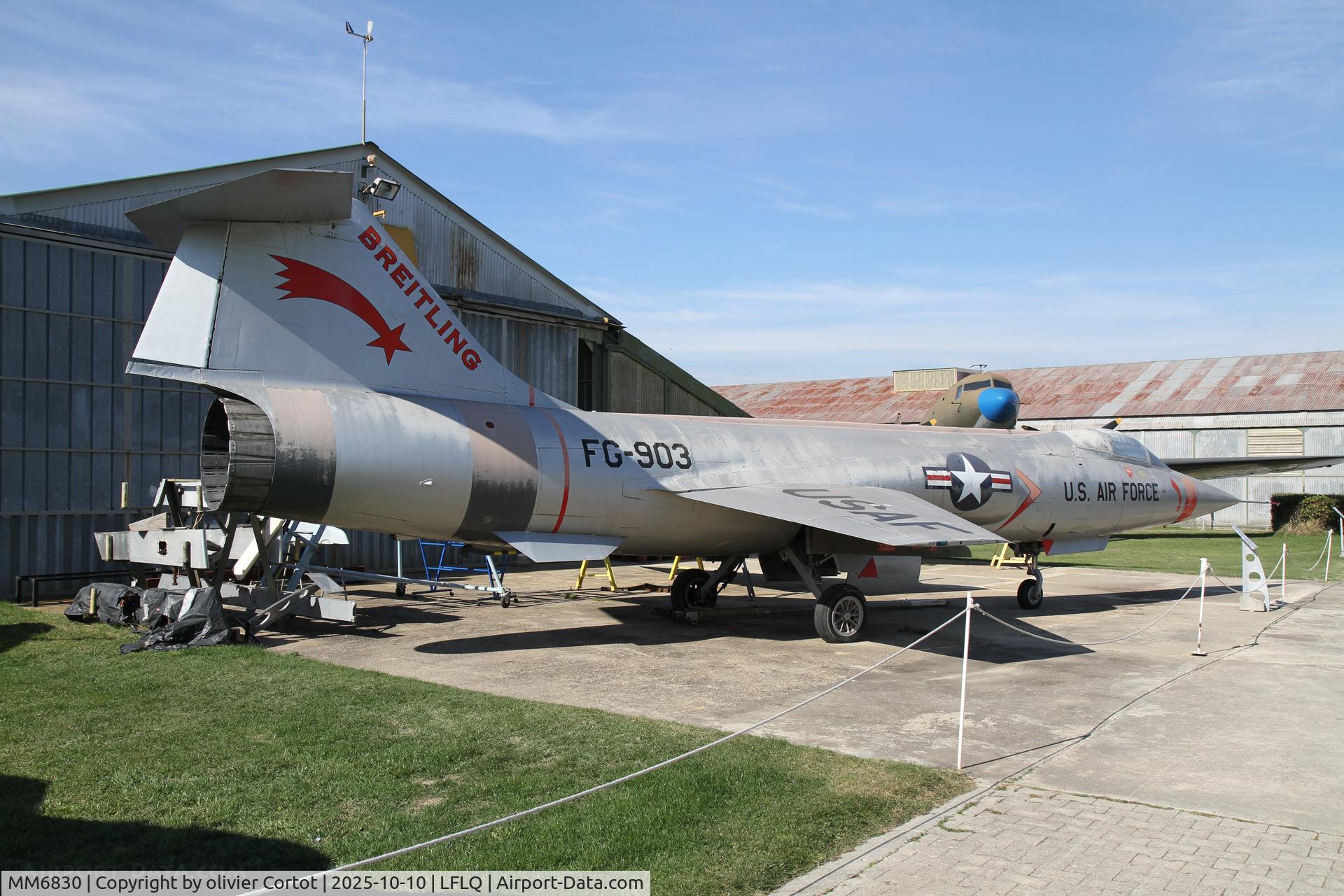 MM6830, Aeritalia F-104S-ASA Starfighter, c/n 1130, now a museum display