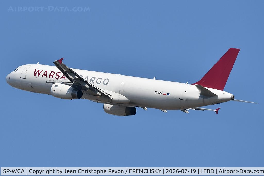 SP-WCA, 2001 Airbus  A321-232, c/n 1619, Bordeaux (BOD)	Casablanca (CMN)	WCG91