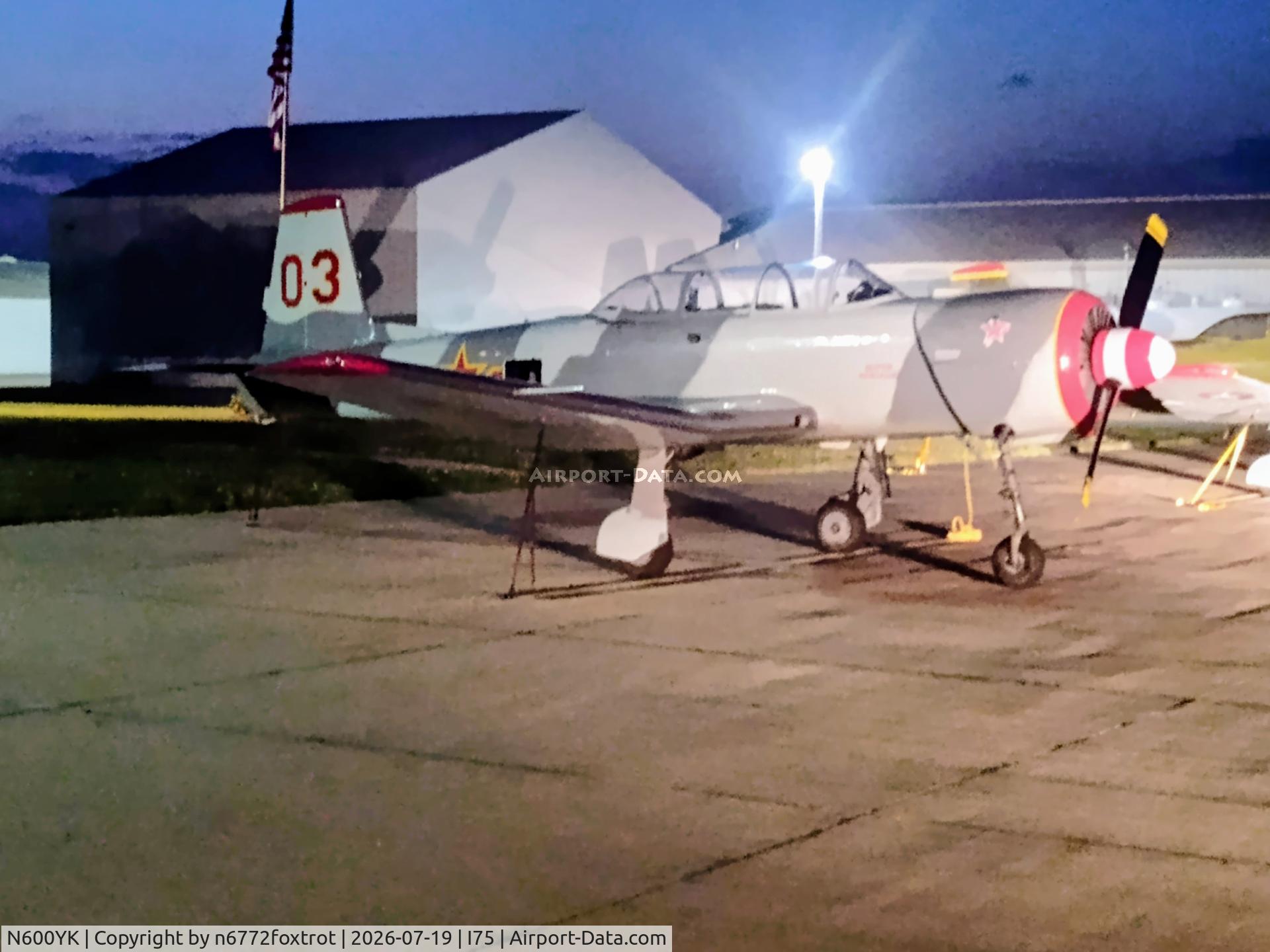 N600YK, 2001 Nanchang CJ-6A, c/n H2S001, On the ramp, headed to AirVenture 2026