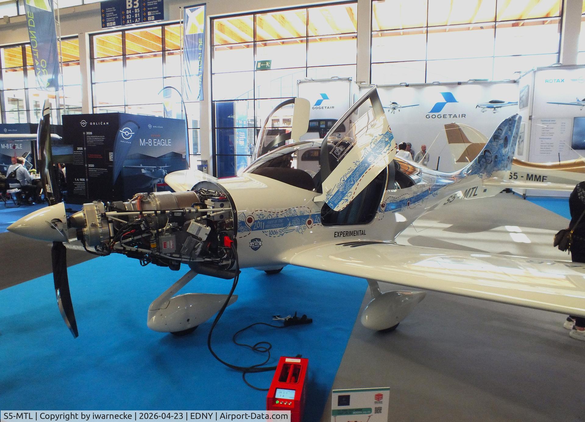 S5-MTL, Gogetair GT750TP, c/n GO14, Gogetair G750TP with Turbotech TP-R90 turboprop at the AERO 2026, Friedrichshafen 