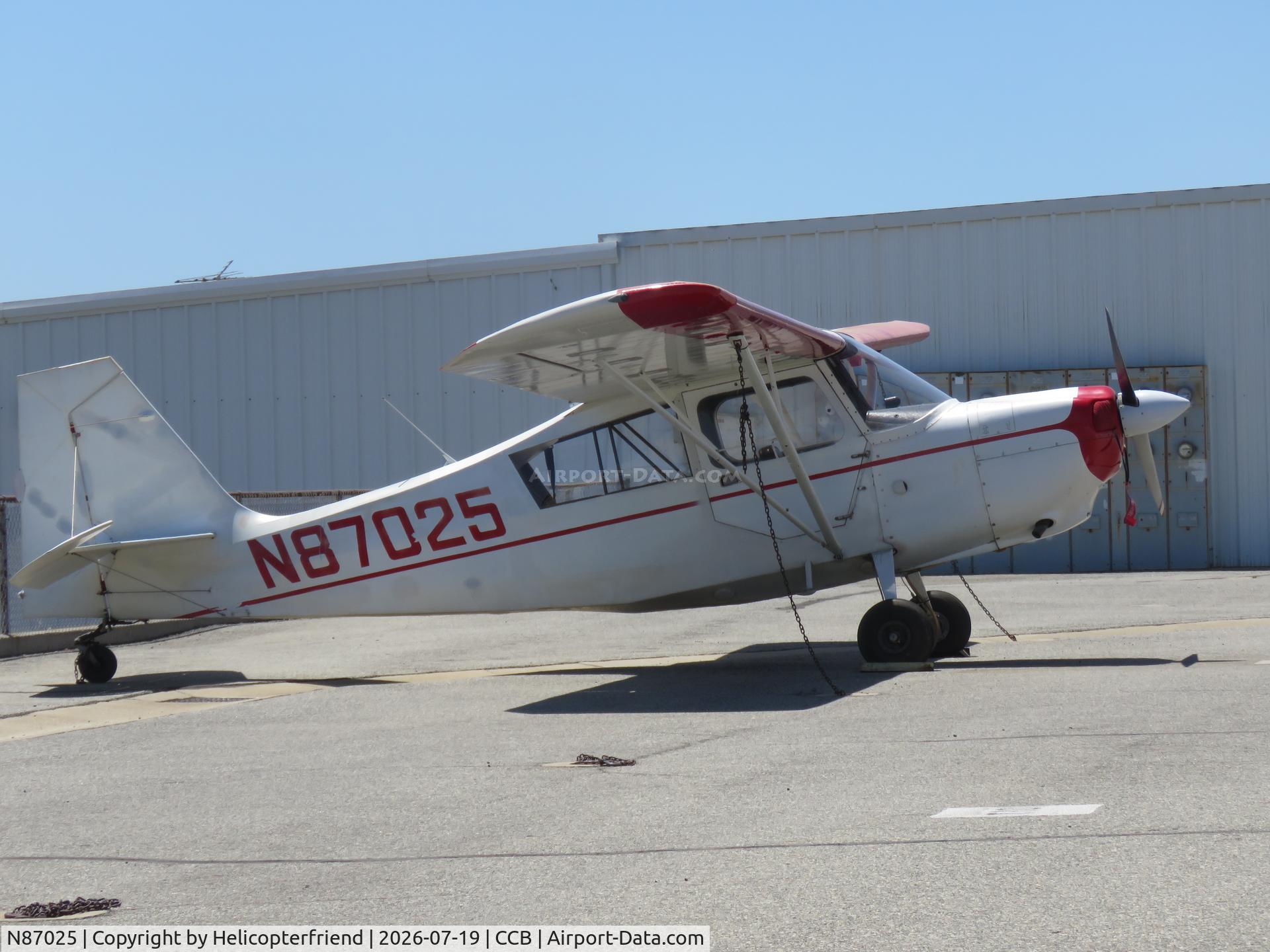 N87025, 1974 Bellanca 7KCAB Citabria, c/n 450-74, Parked in transit parking