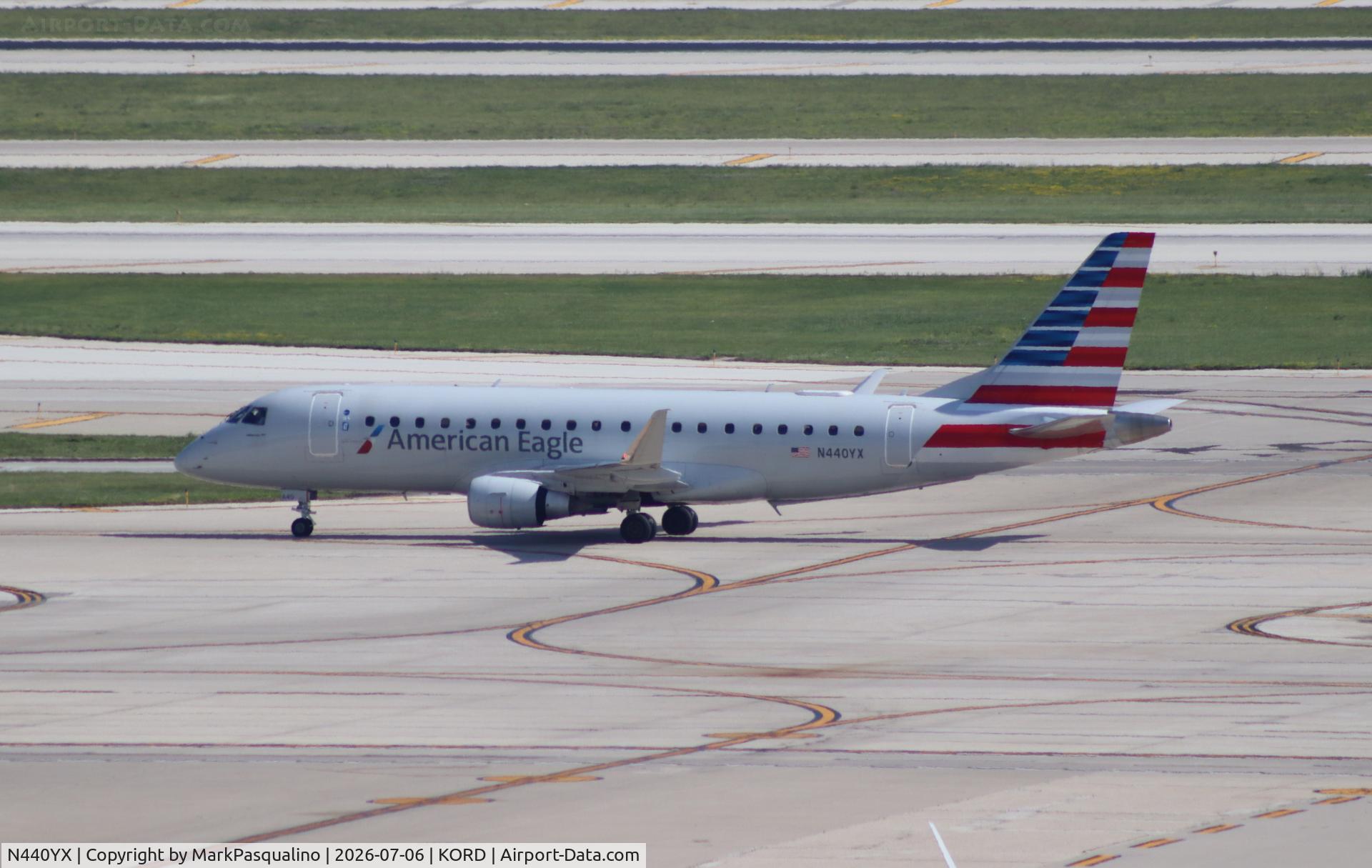 Aircraft N440YX, 2014 Embraer 175LR (ERJ-170-200LR), c/n 17000435, ERJ-170-200LR, at KORD, photo by MarkPasqualino