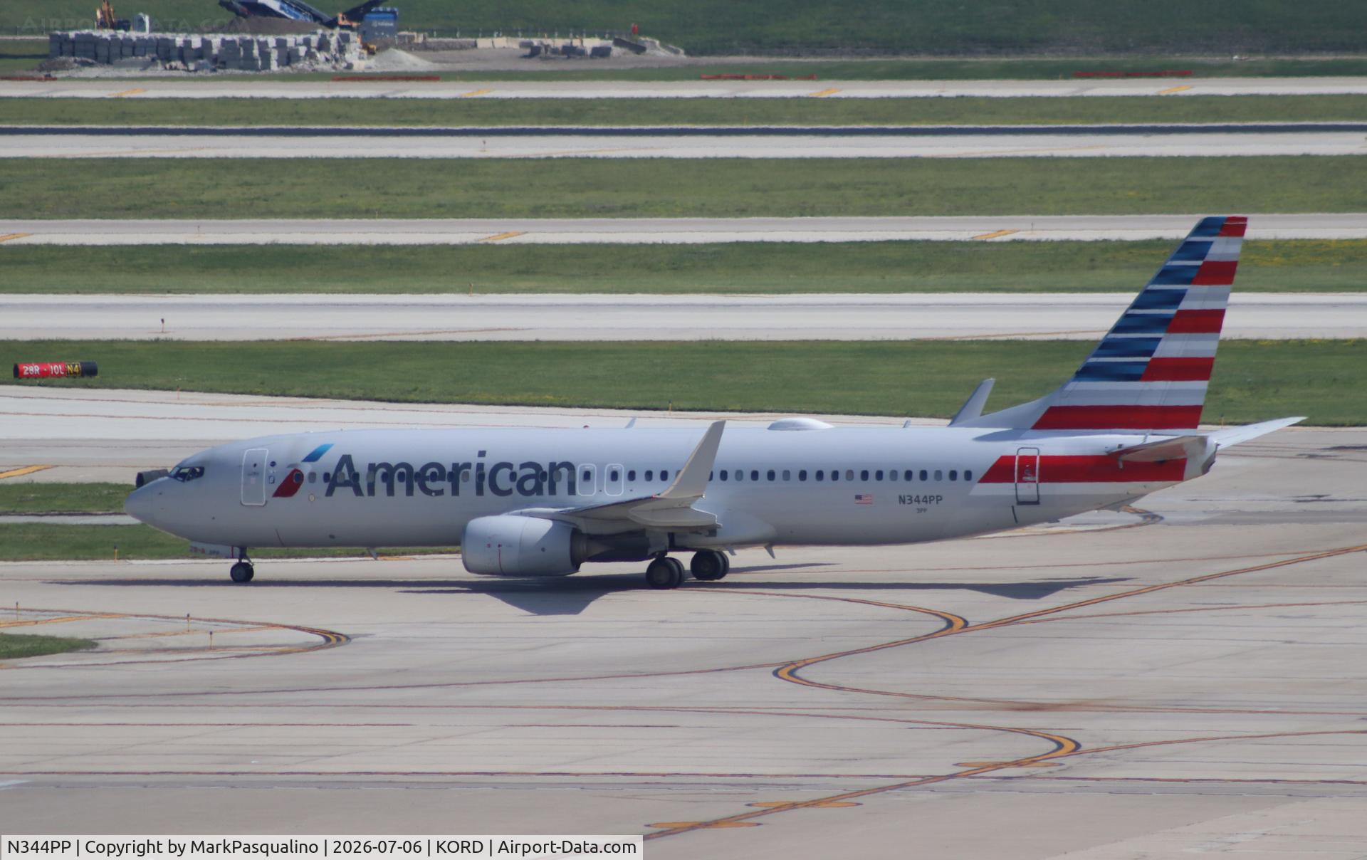 N344PP, 2017 Boeing 737-823, c/n 31272 l/n 6531, Boeing 737-823