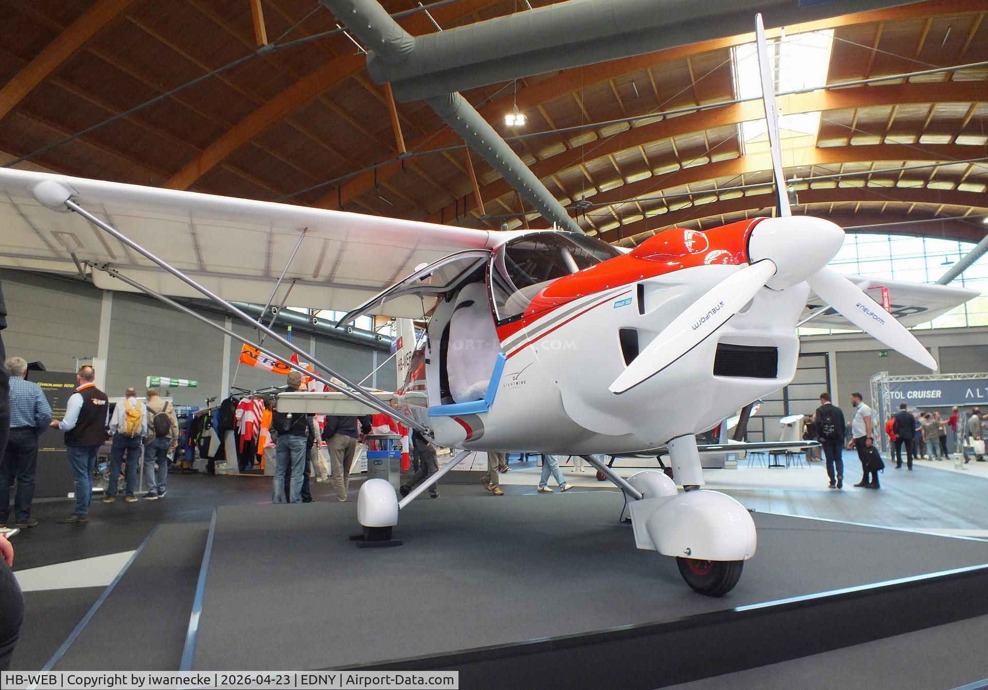 HB-WEB, 2017 Lightwing AC4 CS-LSA, c/n 003, Lightwing AC4 CS LSA at the AERO 2026, Friedrichshafen