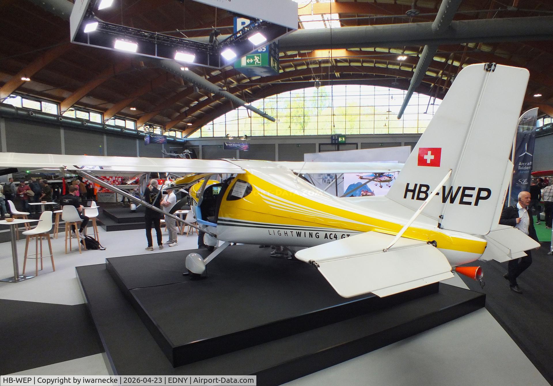 HB-WEP, Light Wing AC4 GT, c/n 103, Lightwing AC4 GT at the AERO 2026, Friedrichshafen