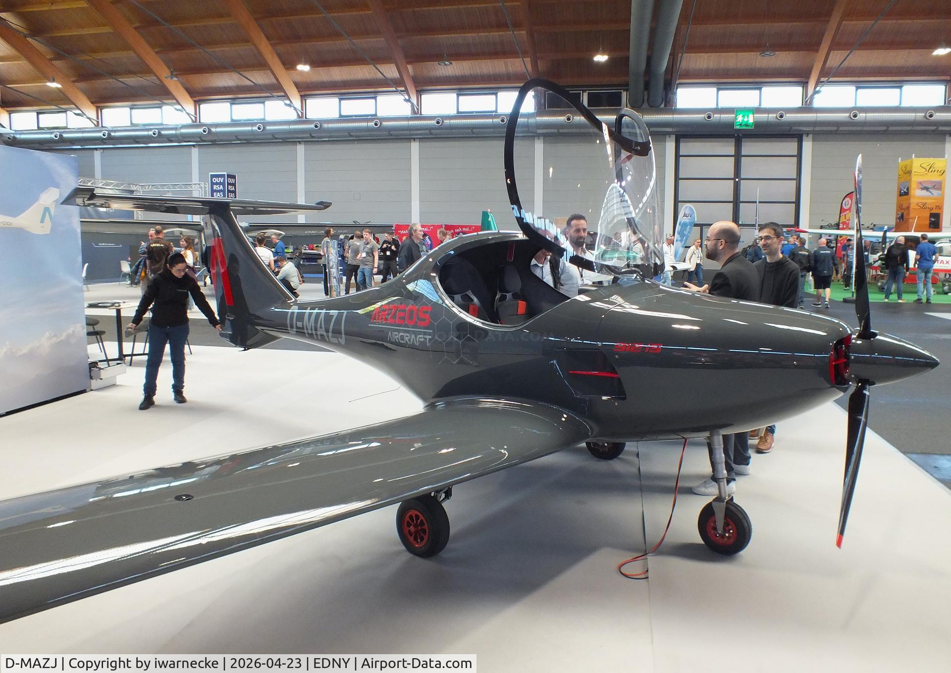 D-MAZJ, 2024 Arzeos Aircraft Arzeos LSA, c/n 01, Arzeos Aircraft Arzeos LSA prototype at the AERO 2026, Friedrichshafen