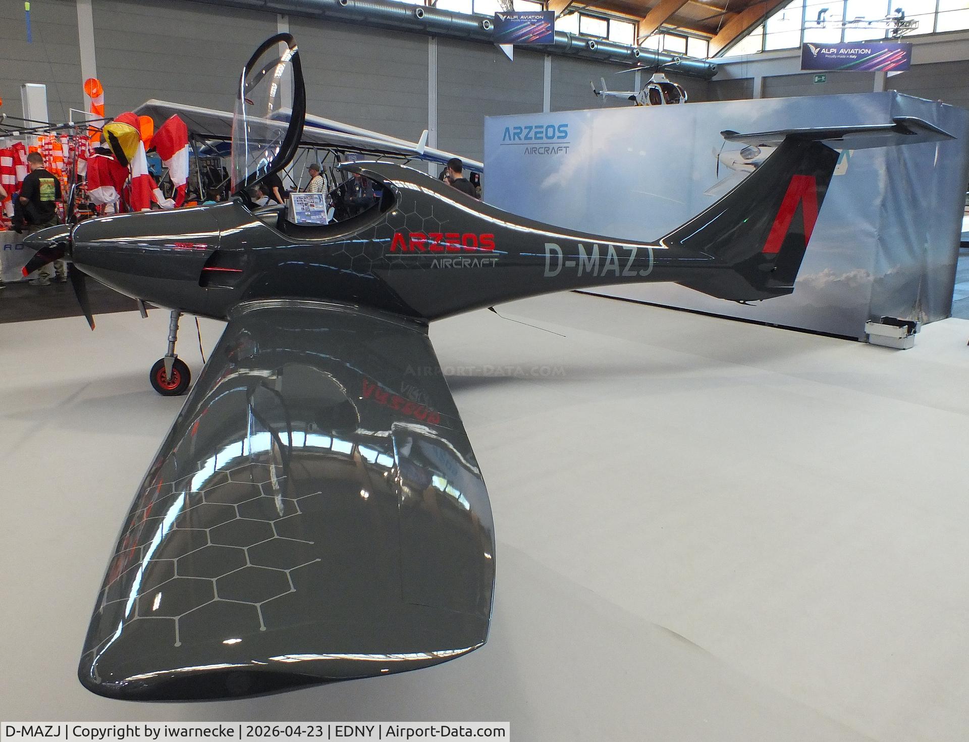 D-MAZJ, 2024 Arzeos Aircraft Arzeos LSA, c/n 01, Arzeos Aircraft Arzeos LSA prototype at the AERO 2026, Friedrichshafen