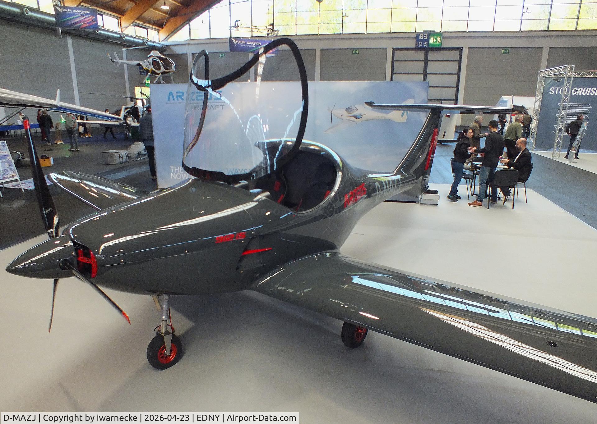 D-MAZJ, 2024 Arzeos Aircraft Arzeos LSA, c/n 01, Arzeos Aircraft Arzeos LSA prototype at the AERO 2026, Friedrichshafen