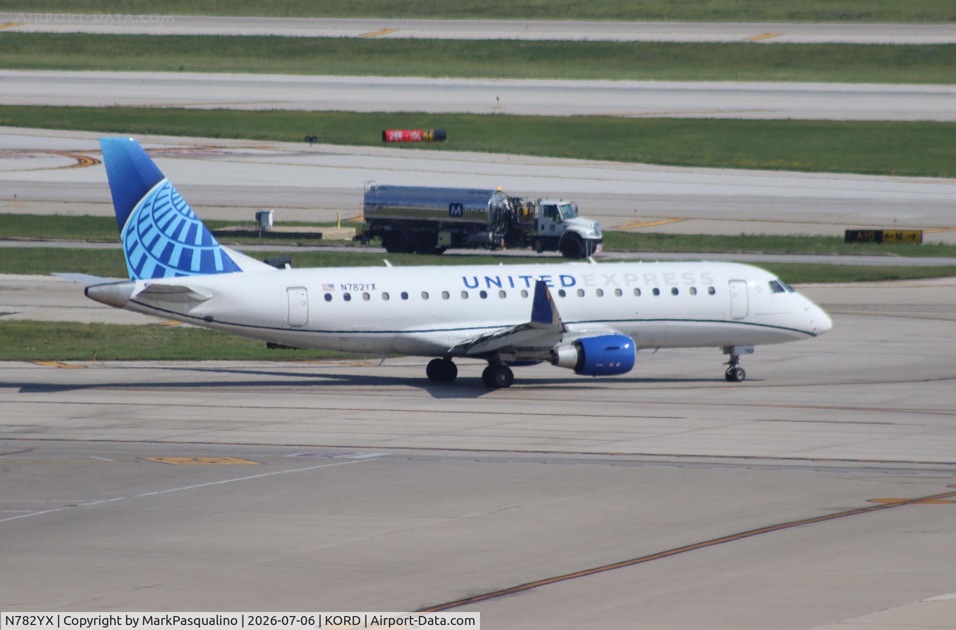 Aircraft N782YX, 2025 Embraer 175R (ERJ-170-200(LR), c/n 17000994, ERJ-170-200LR, at KORD, photo by MarkPasqualino