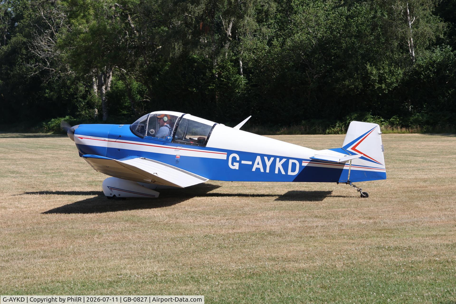 G-AYKD, 1962 Jodel DR-1050 Ambassadeur, c/n 351, G-AYKD 1962 Societe Aeronautique Normande Jodel DR1050 West Tisted Fly In 