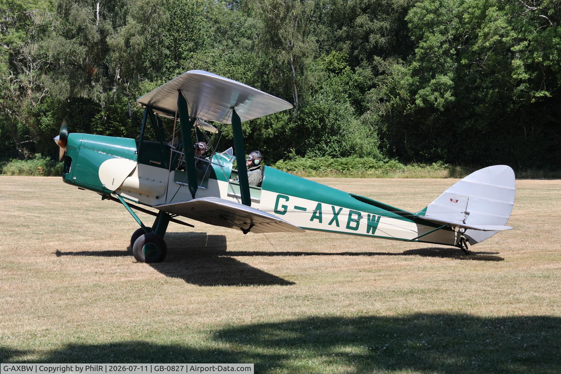 G-AXBW, 1940 De Havilland DH-82A Tiger Moth II, c/n 83595, G-AXBW 1940 DH82A Tiger Moth West Tisted Fly In 
