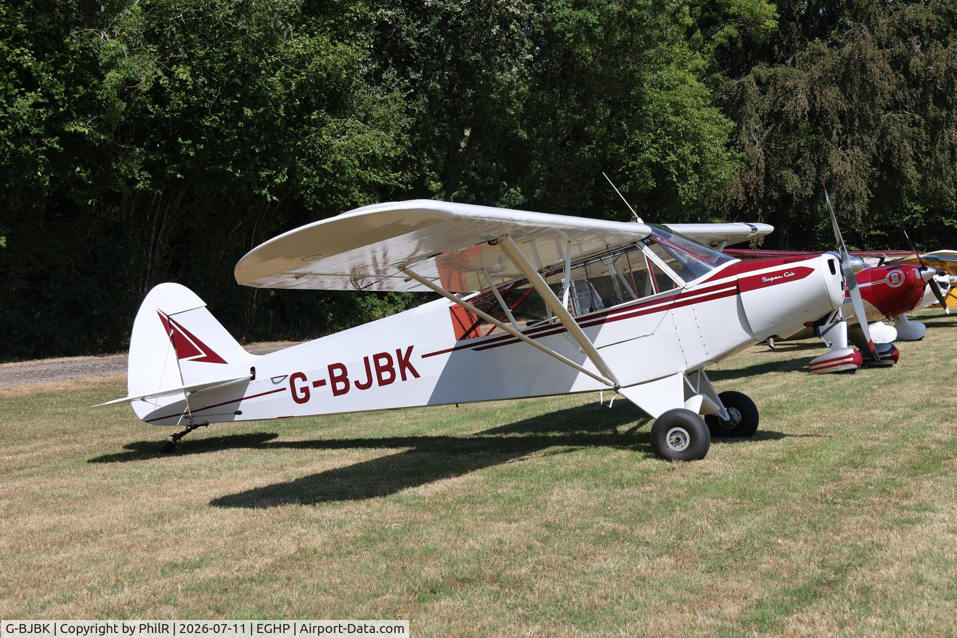 G-BJBK, 1950 Piper L-18C Super Cub (PA-18-95), c/n 18-1431, G-BJBK 1950 Piper L18C Super Cub West Tisted Fly In
