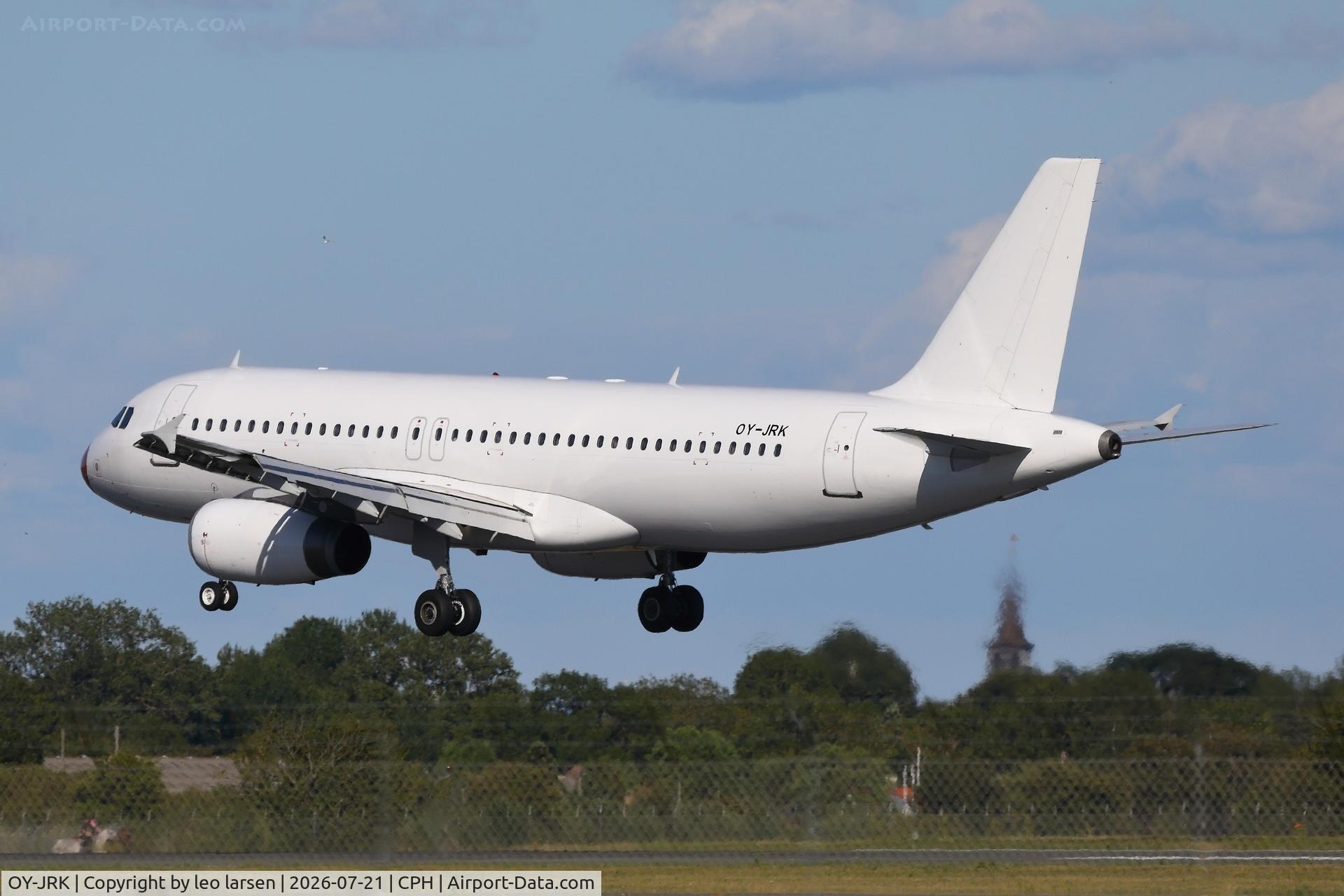OY-JRK, 1993 Airbus A320-231, c/n 444, Copenhagen Kastrup 21.7.2026
