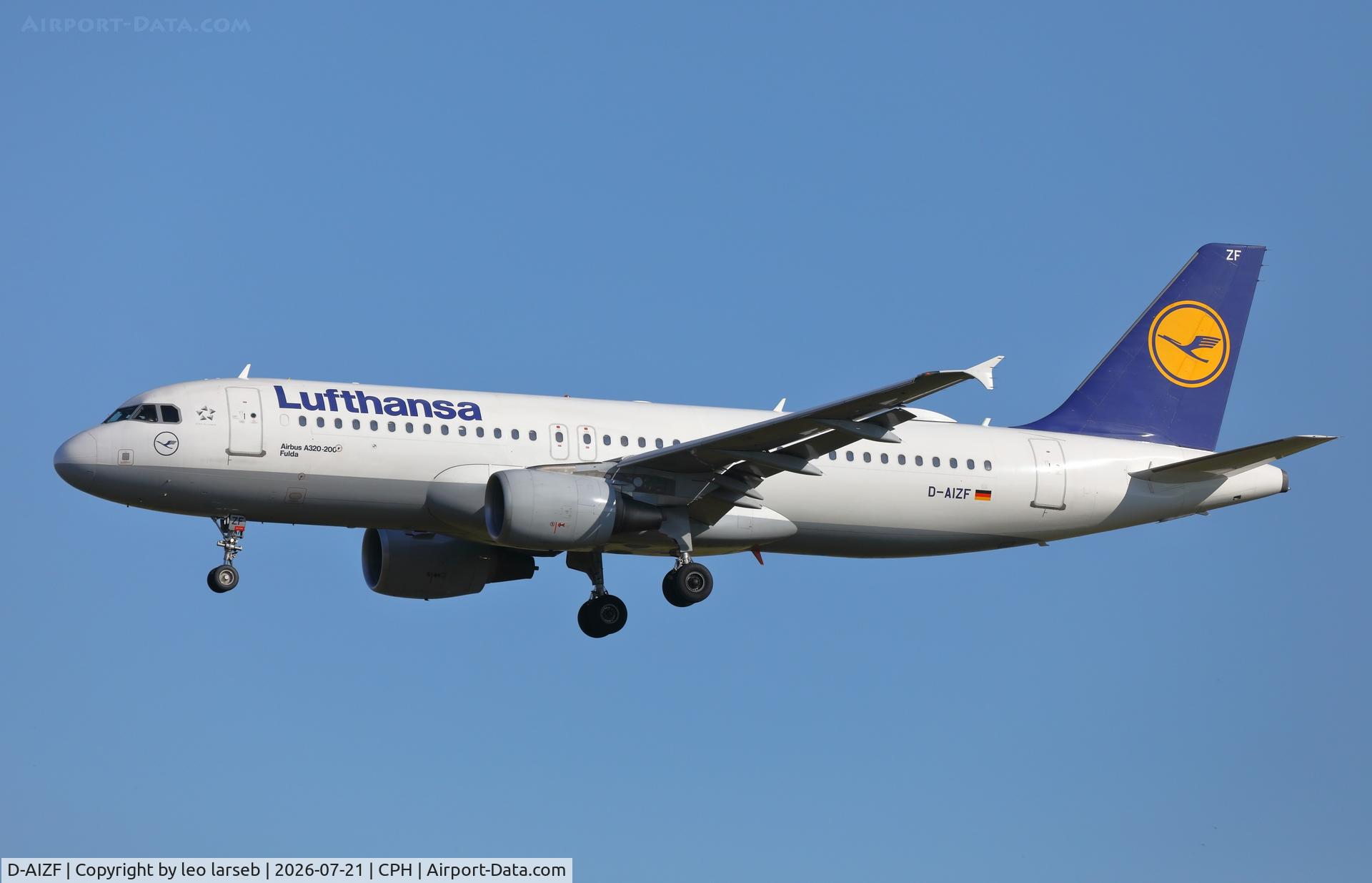 D-AIZF, 2010 Airbus A320-214, c/n 4289, Copenhagen Kastrup 21.7.2026