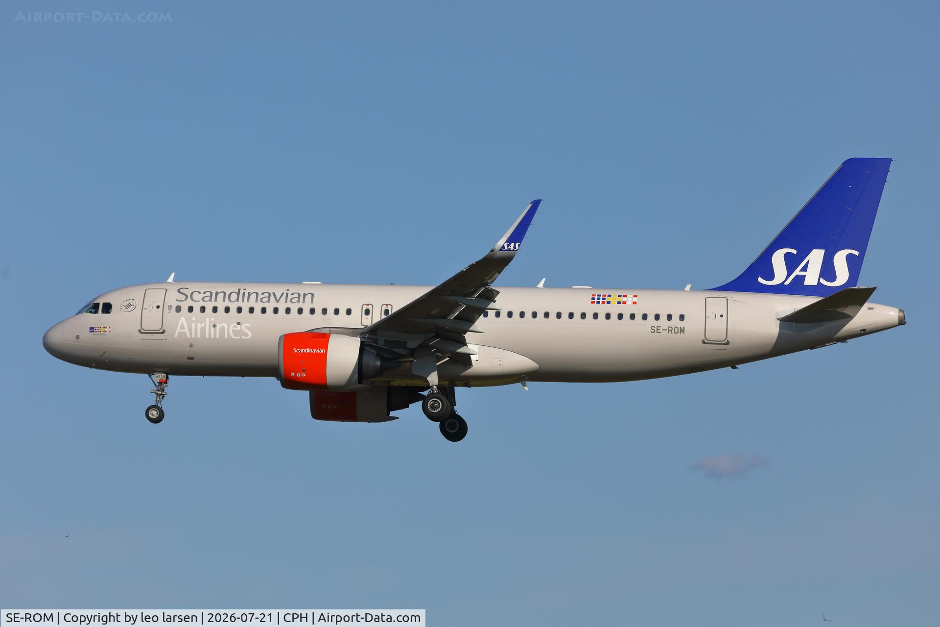 SE-ROM, 2018 Airbus A320-251N, c/n 8494, Copenhagen 21.7.2026