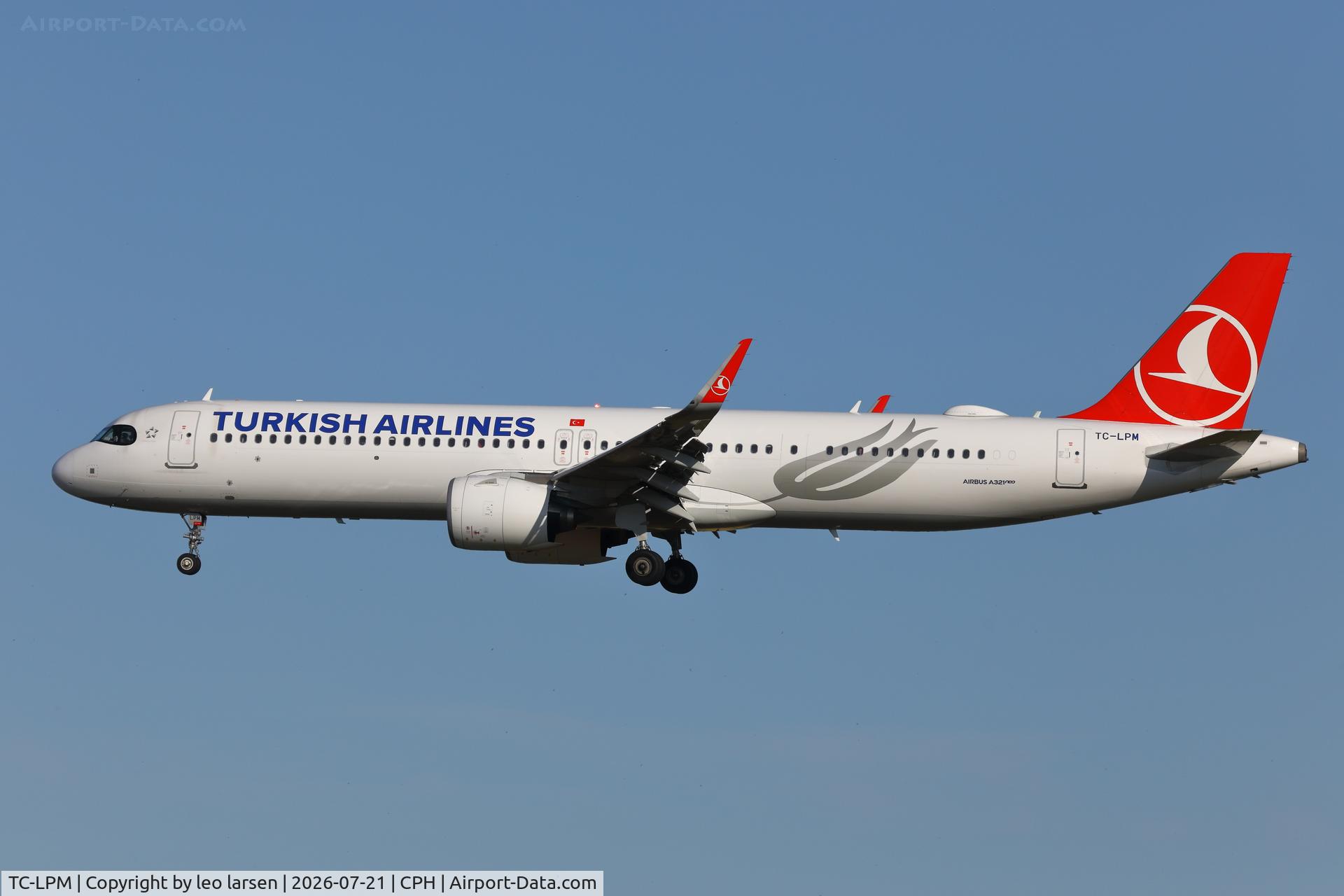 TC-LPM, 2024 Airbus A321-271NX, c/n 12065, Copenhagen 21.7.2026